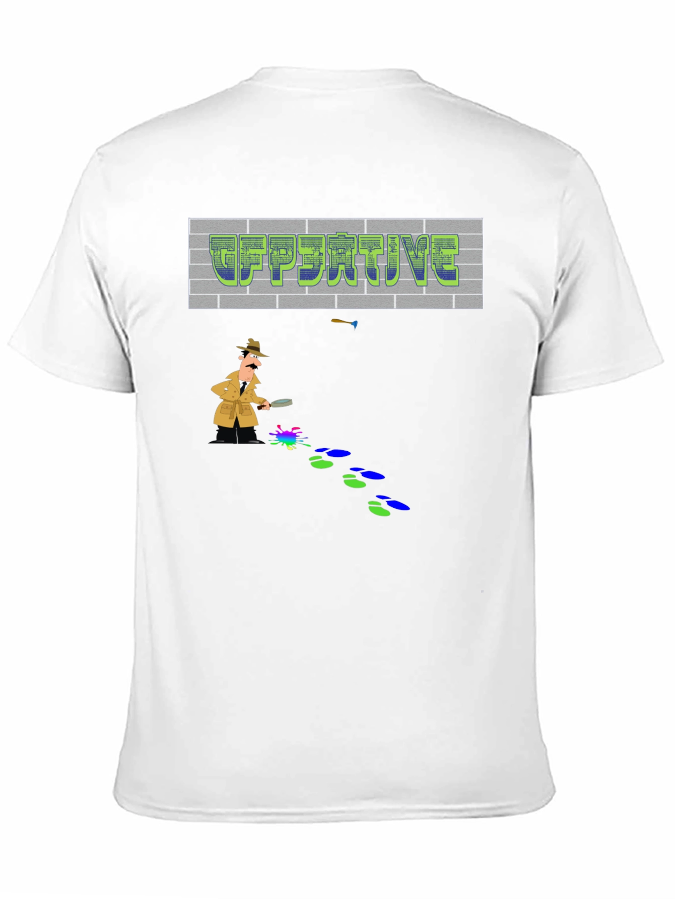 Detective Graphic T-Shirt - Solve the Style Mystery!
