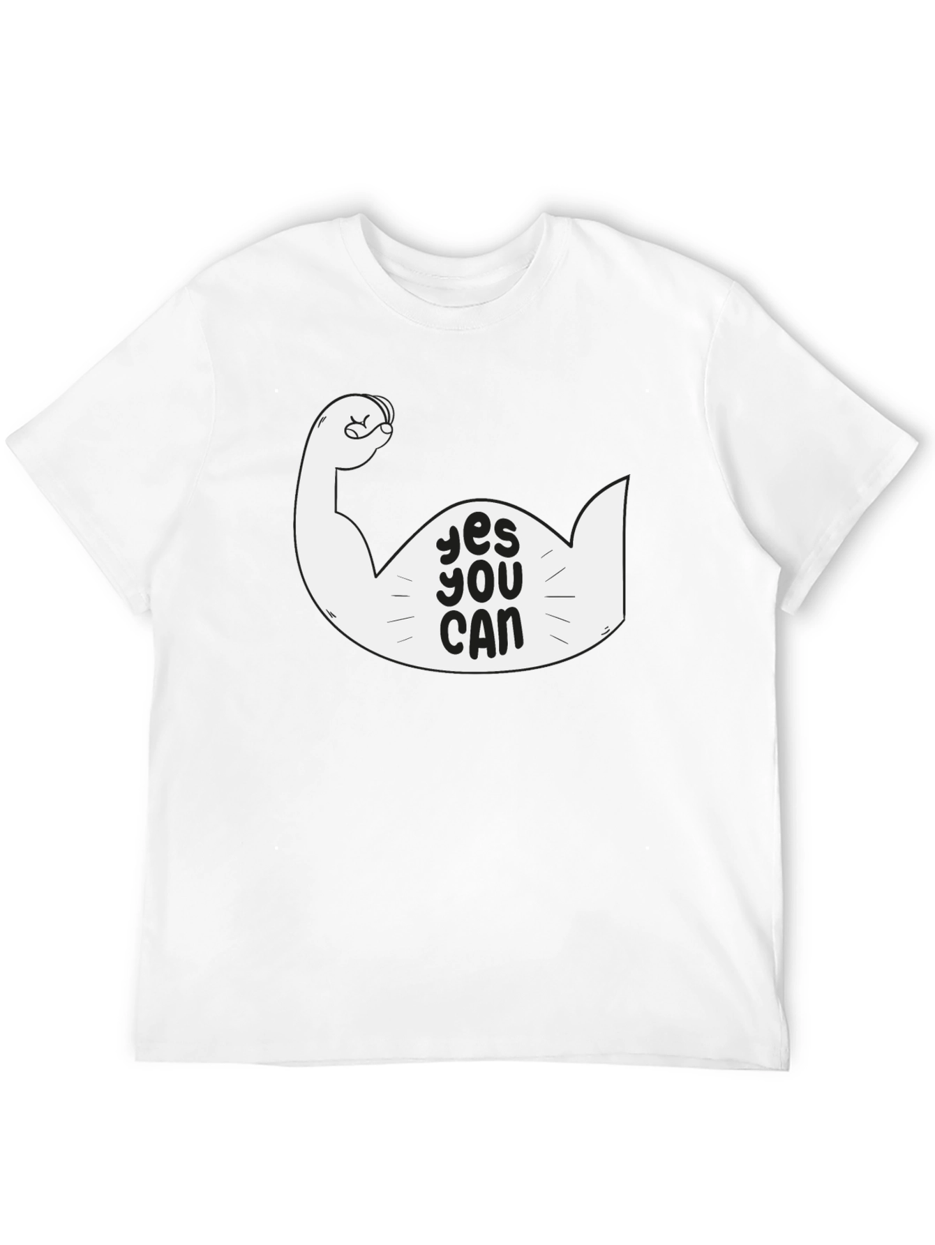 Yes You Can Graphic T-Shirt - Motivational Design
