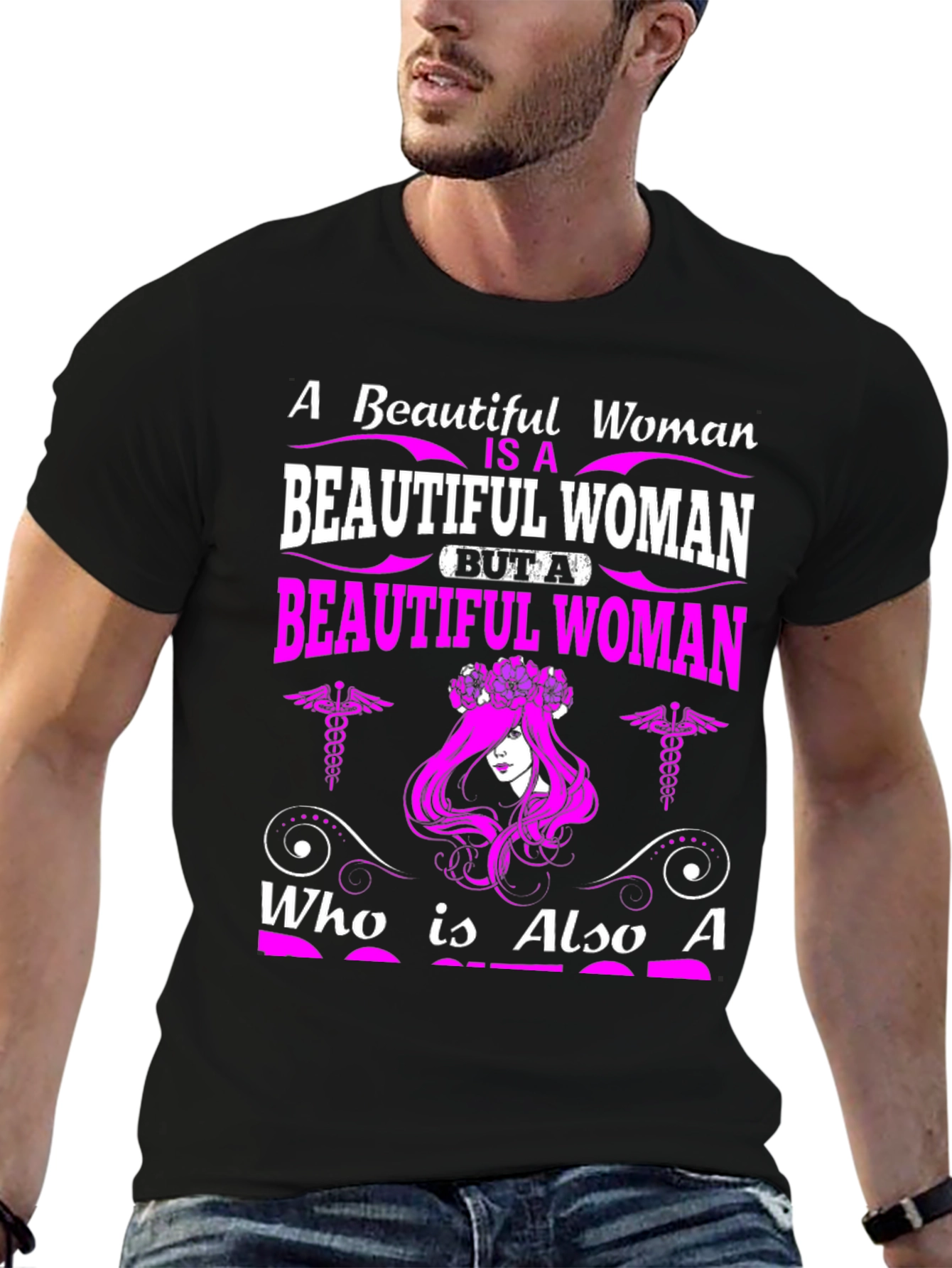 Beautiful Woman Graphic T-Shirt