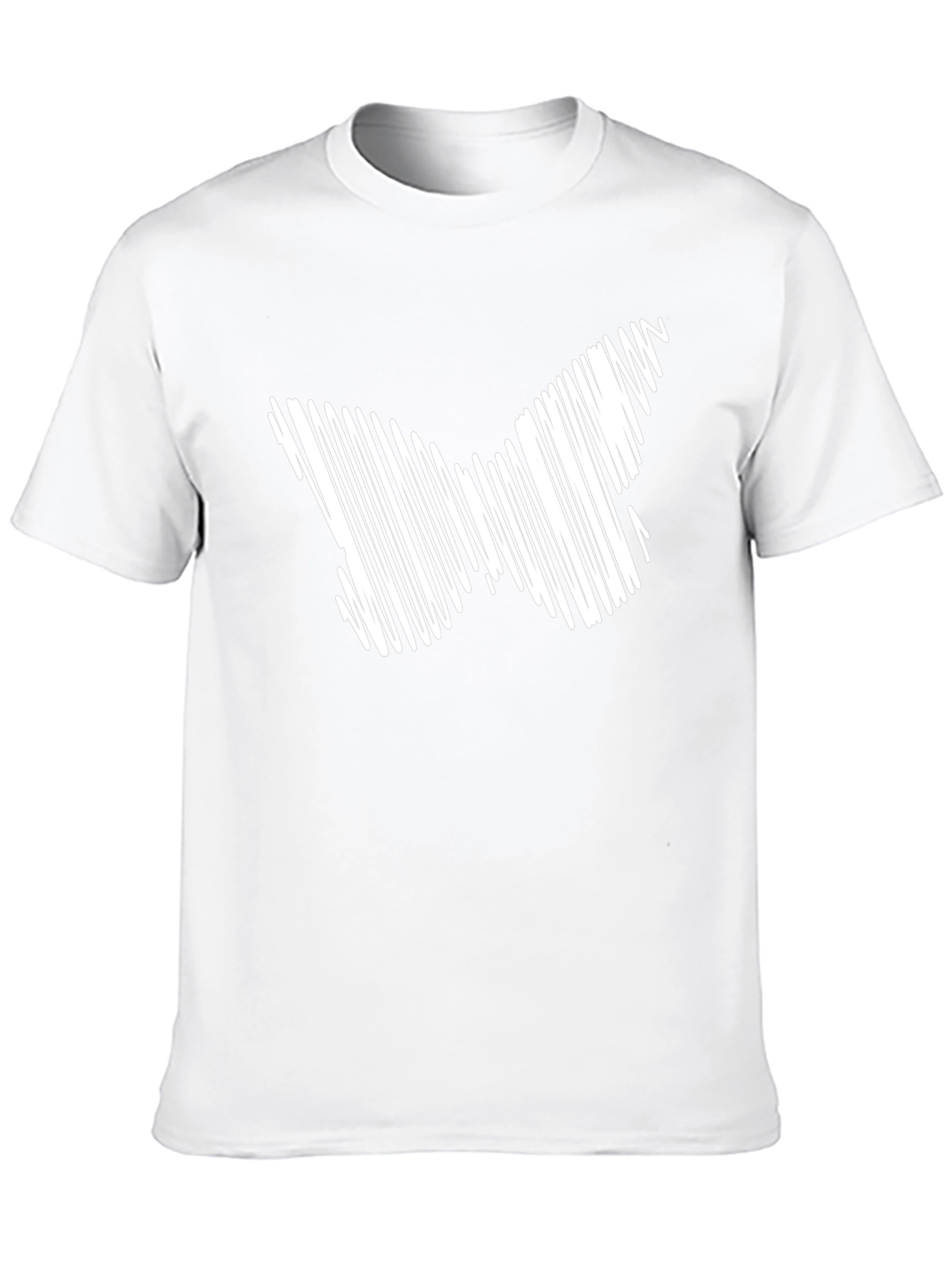Abstract Butterfly Graphic Black T-Shirt
