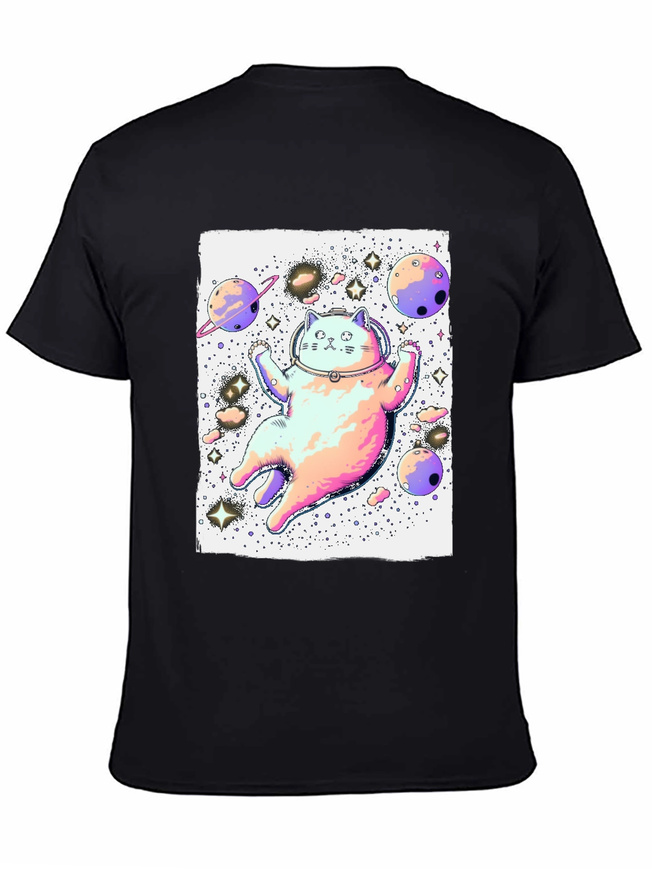 Space Cat Graphic T-Shirt