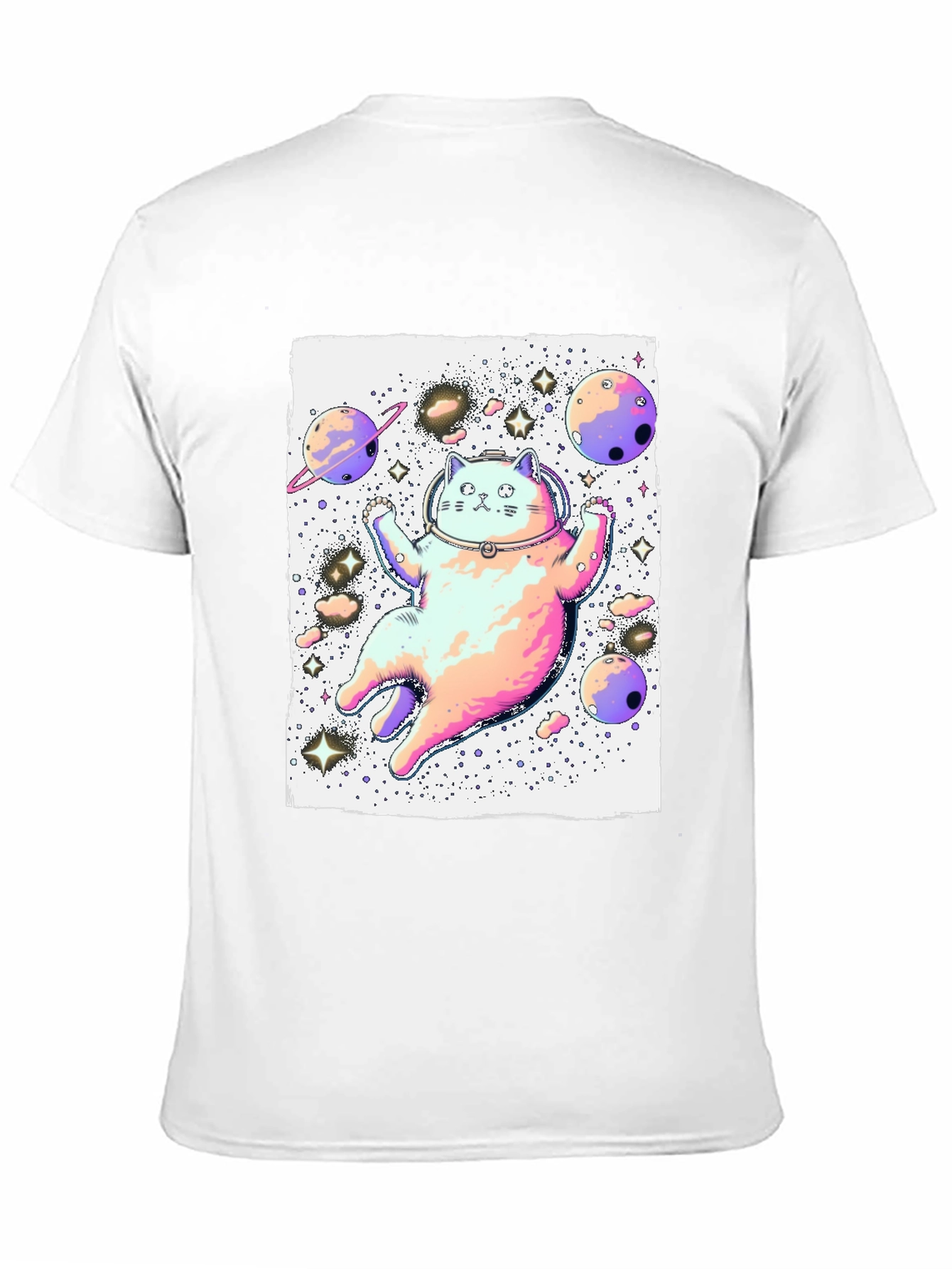 Space Cat Graphic T-Shirt