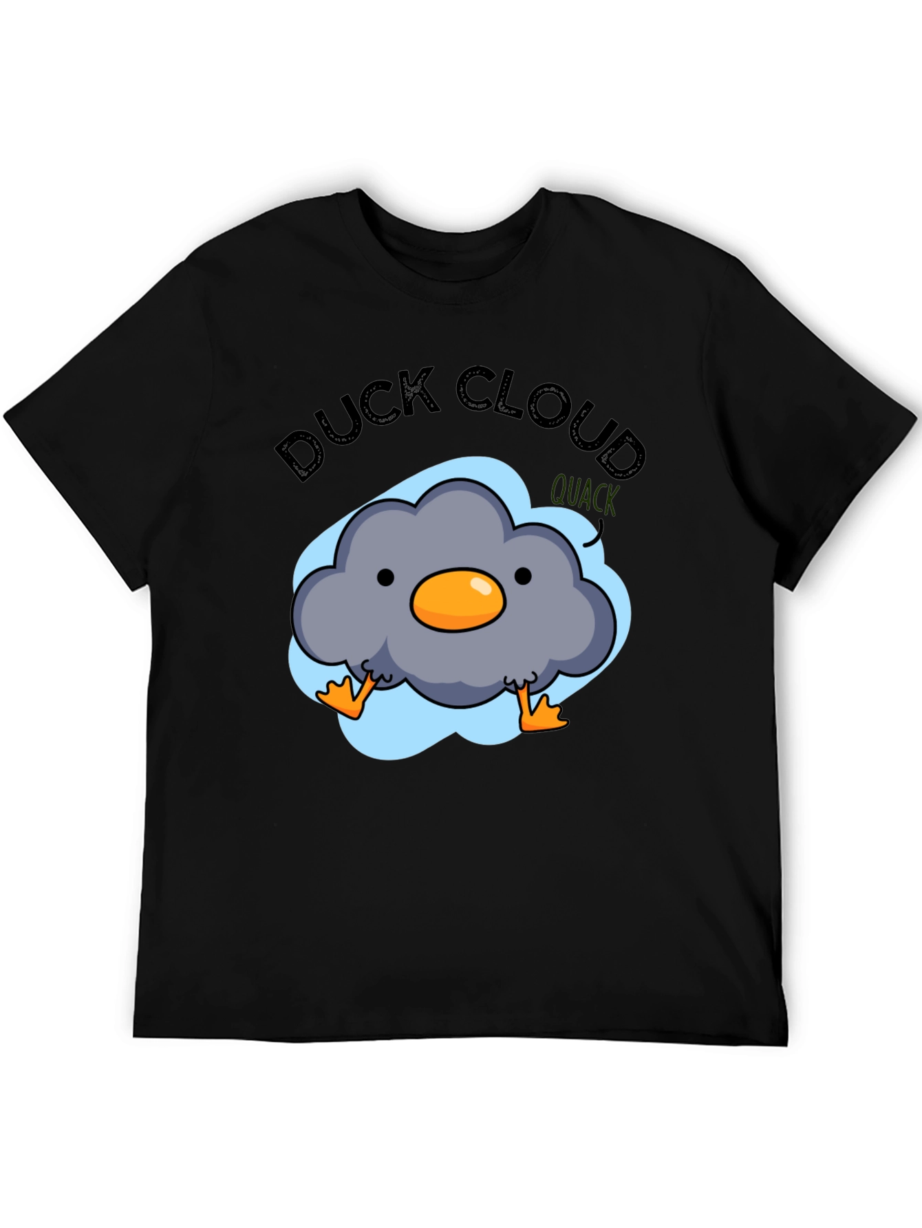 Duck Cloud T-Shirt - Funny Cartoon Graphic Tee