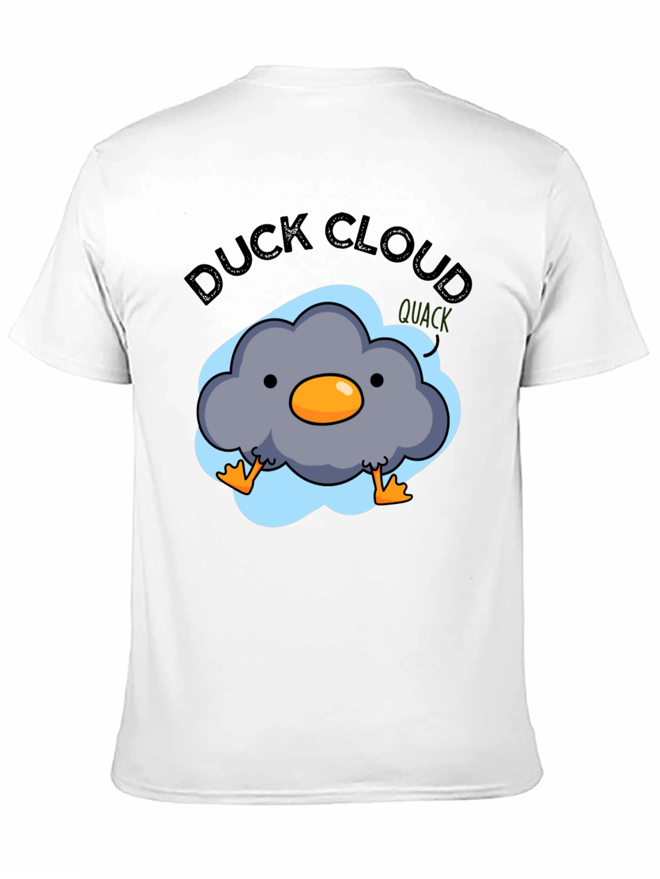 Duck Cloud T-Shirt - Funny Cartoon Graphic Tee