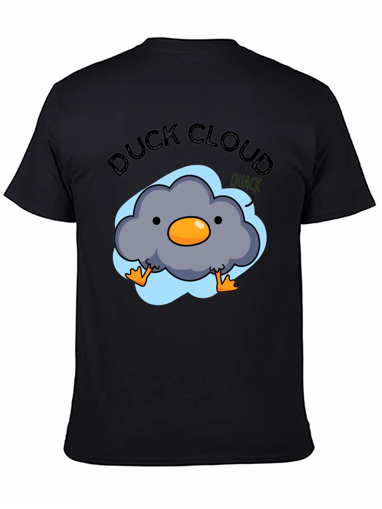 Duck Cloud T-Shirt - Funny Cartoon Graphic Tee