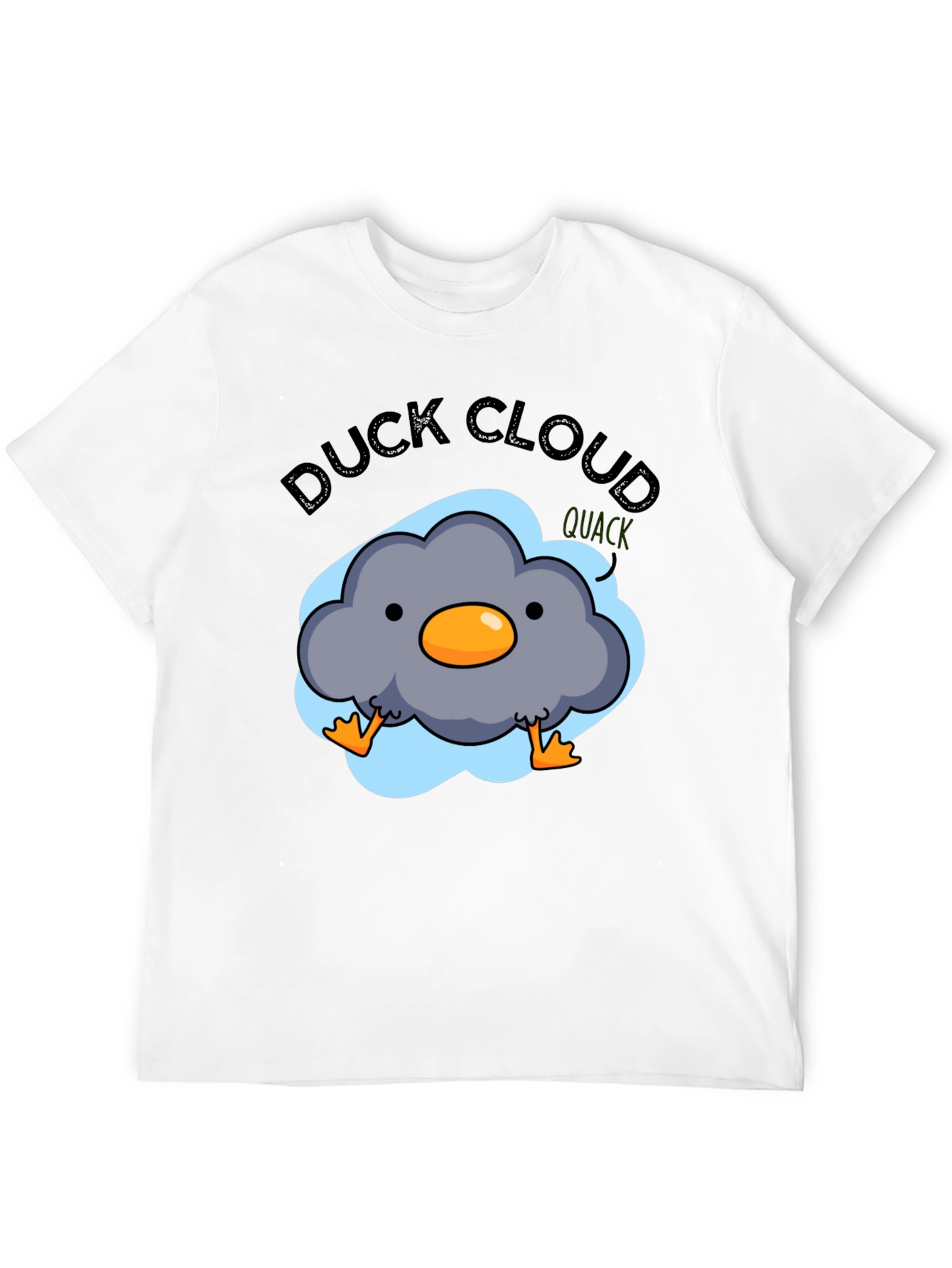 Duck Cloud T-Shirt - Funny Cartoon Graphic Tee