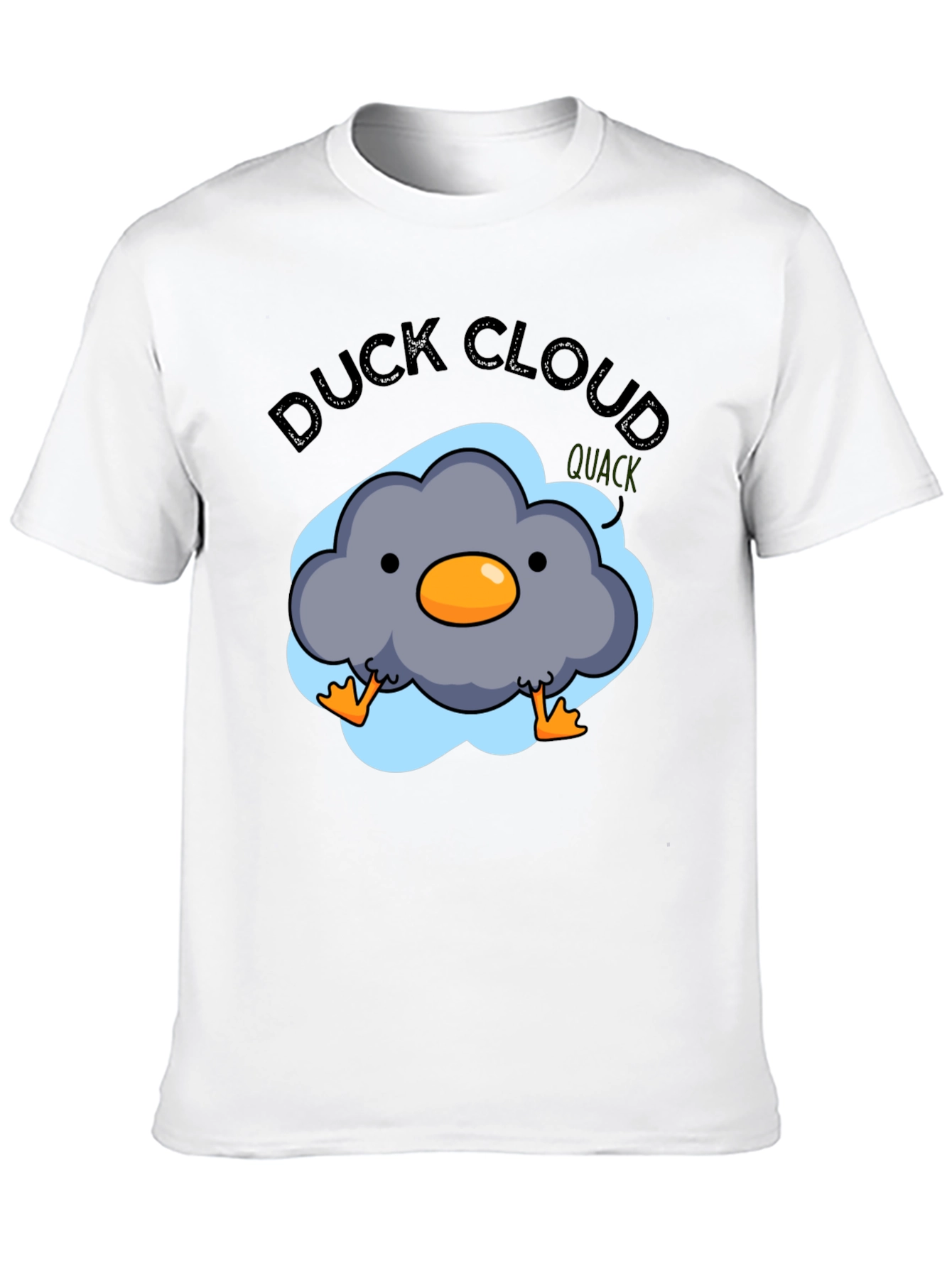 Duck Cloud T-Shirt - Funny Cartoon Graphic Tee