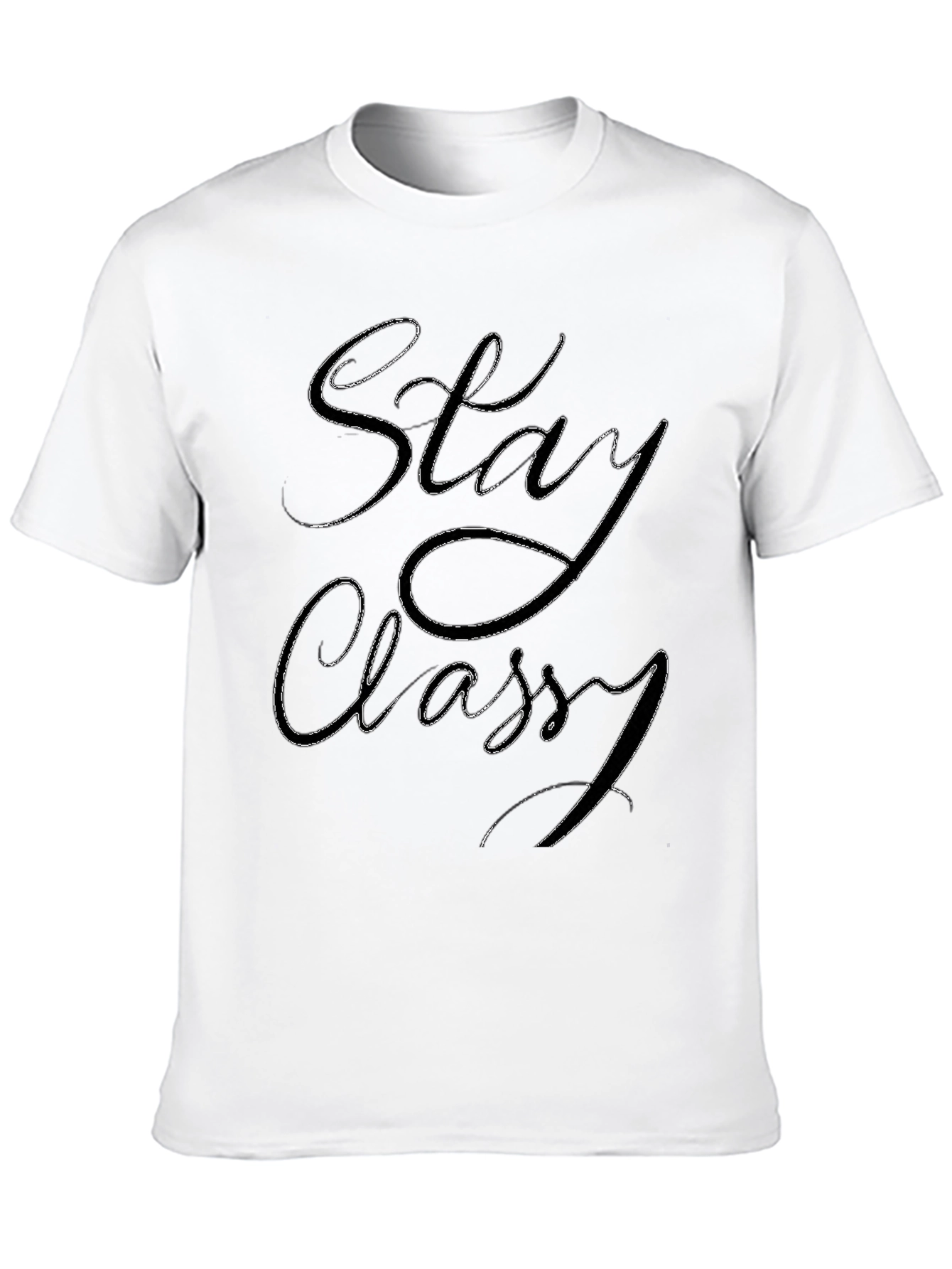 Stay Classy Black Graphic Tee - Stylish Casual Wear