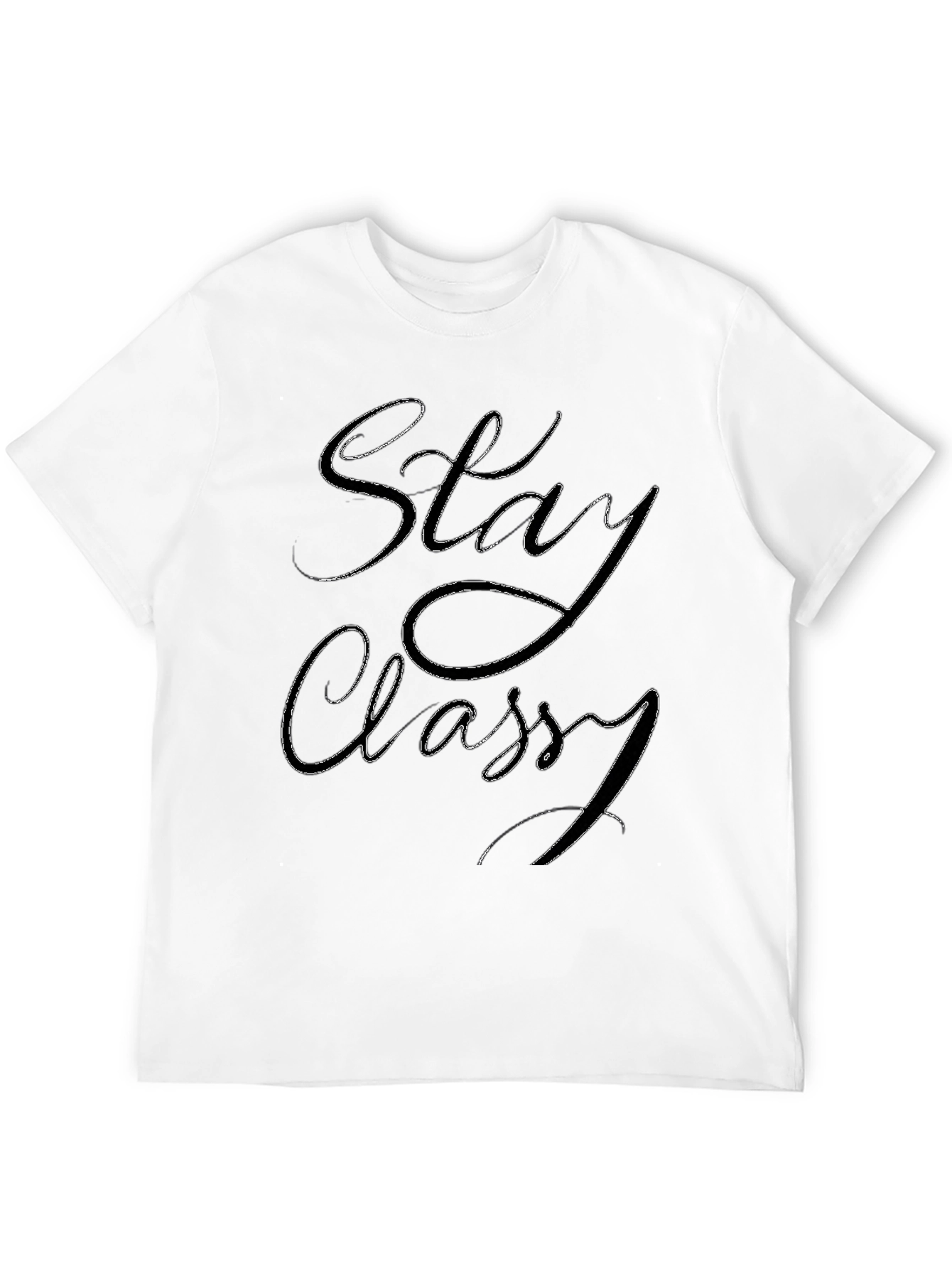 Stay Classy Black Graphic Tee - Stylish Casual Wear