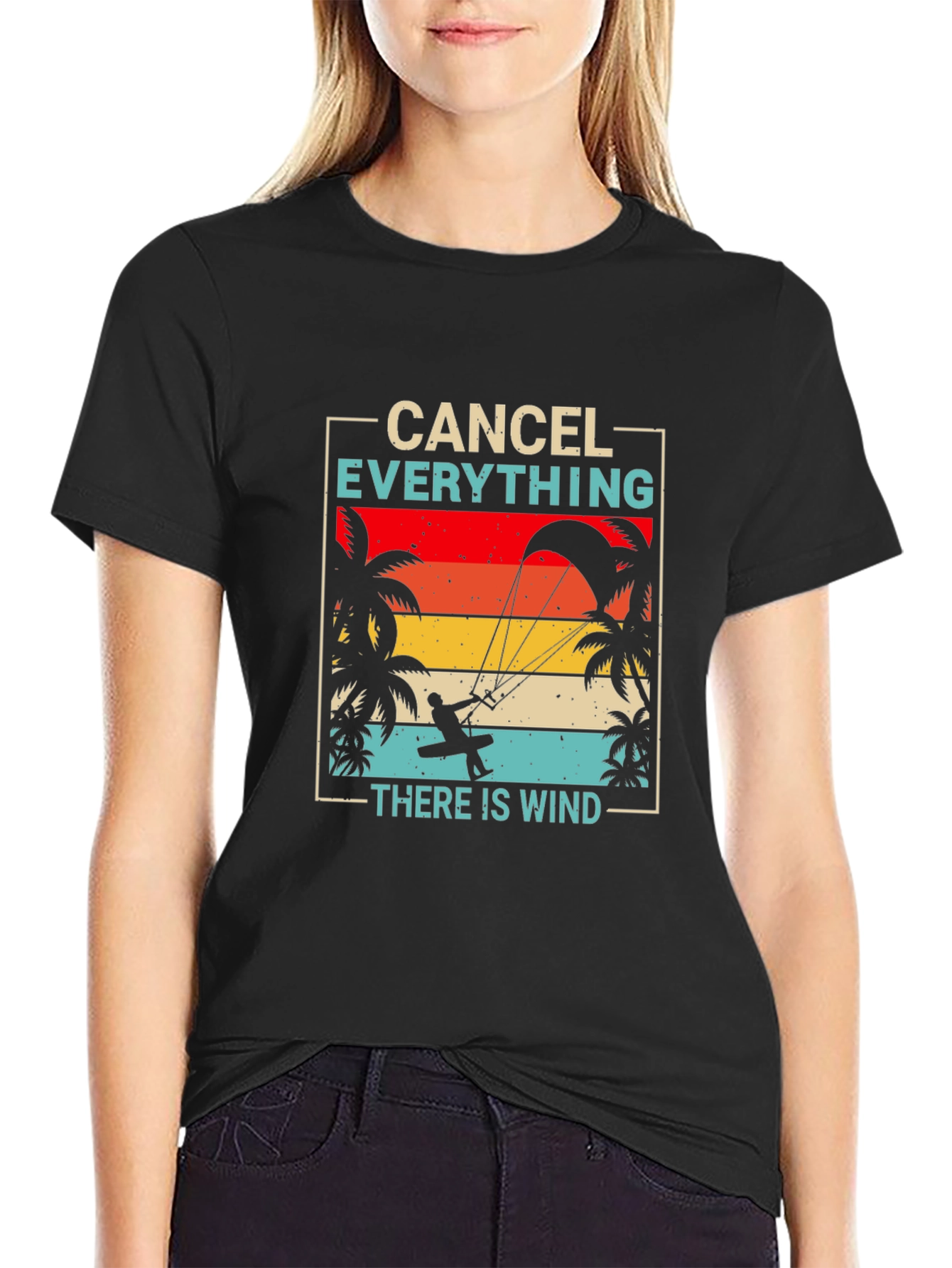 Cancel Everything Windsurfing T-Shirt