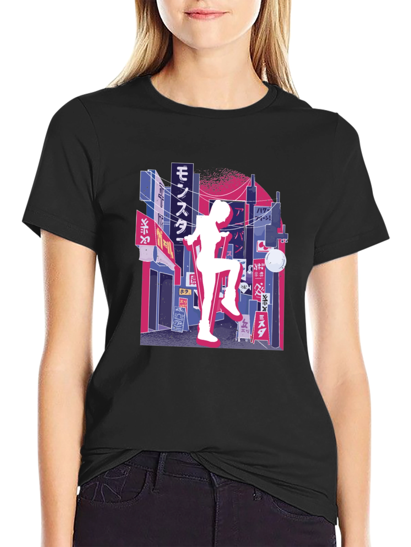Cyberpunk T-Shirt - Cityscape Graphic Tee