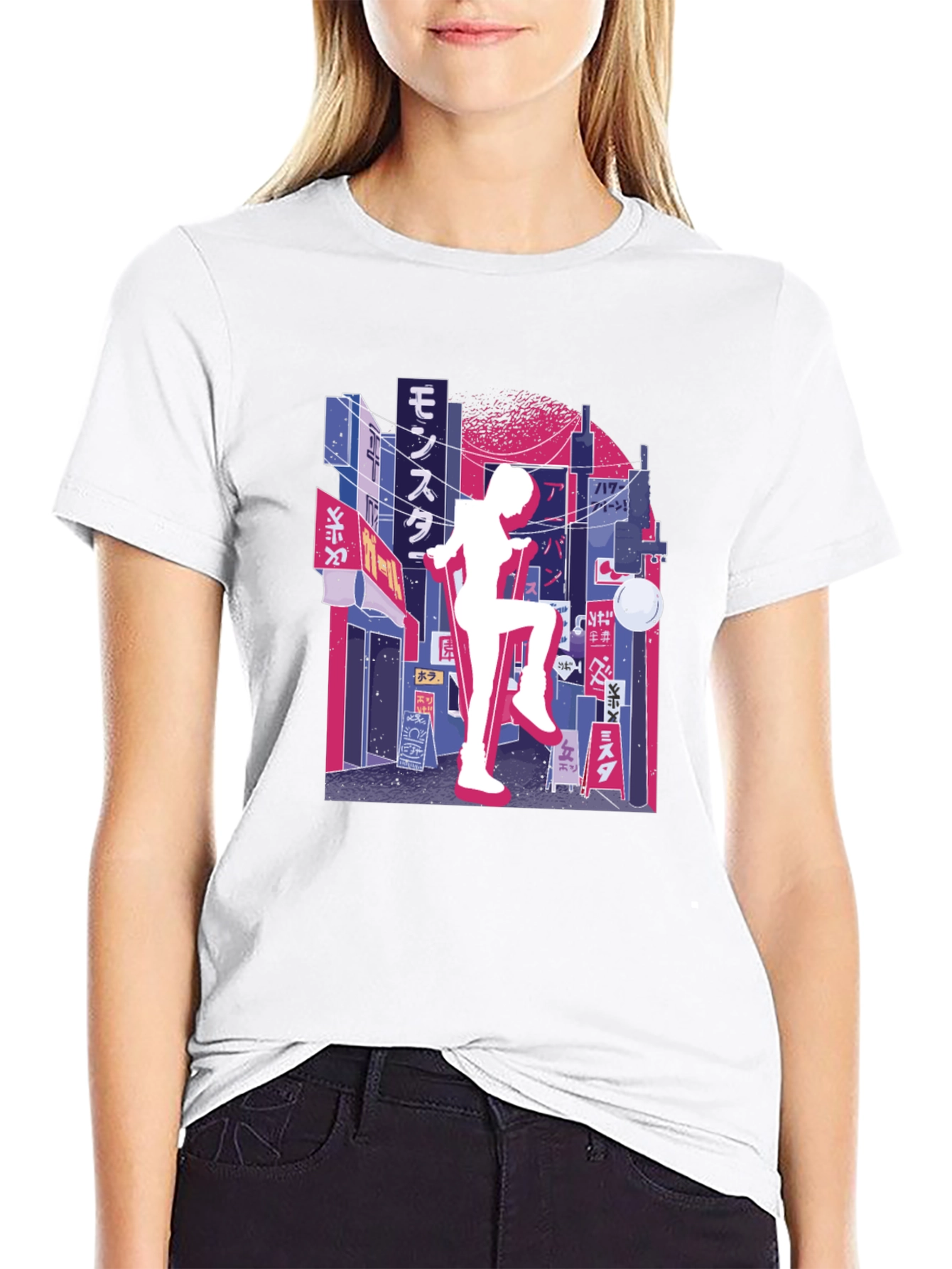 Cyberpunk T-Shirt - Cityscape Graphic Tee