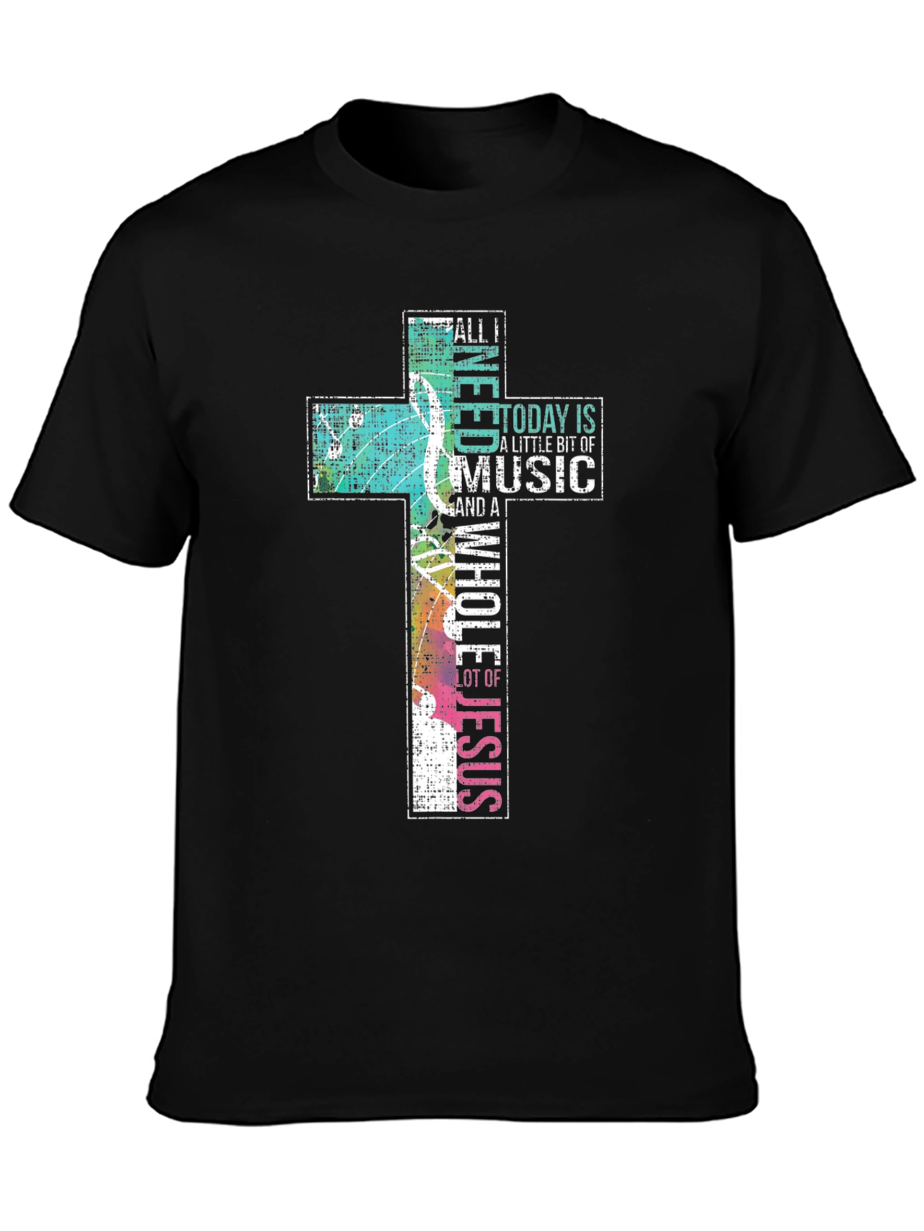Music & Jesus Graphic Tee - Christian Apparel