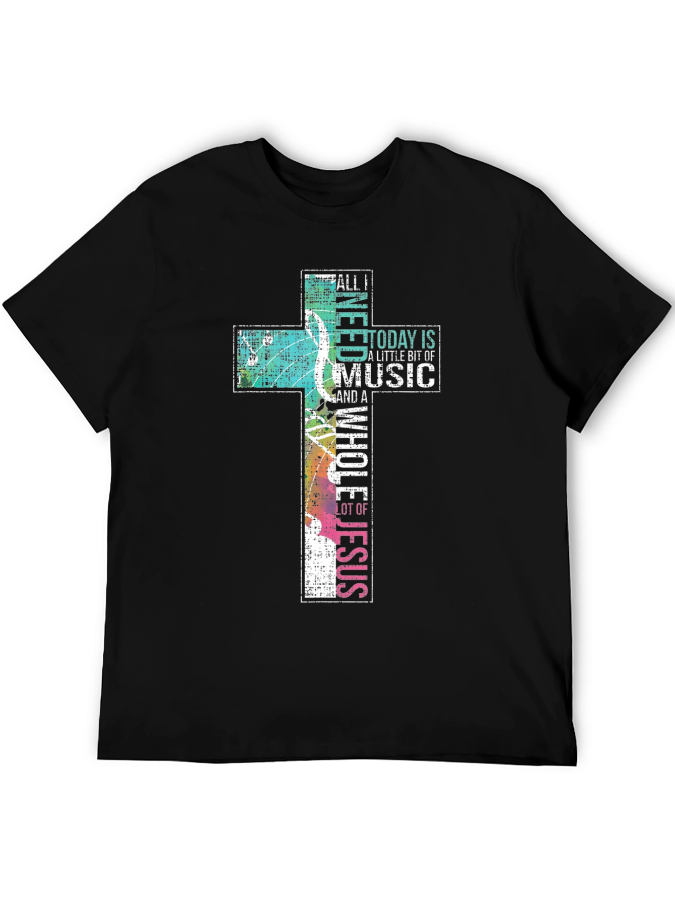 Music & Jesus Graphic Tee - Christian Apparel