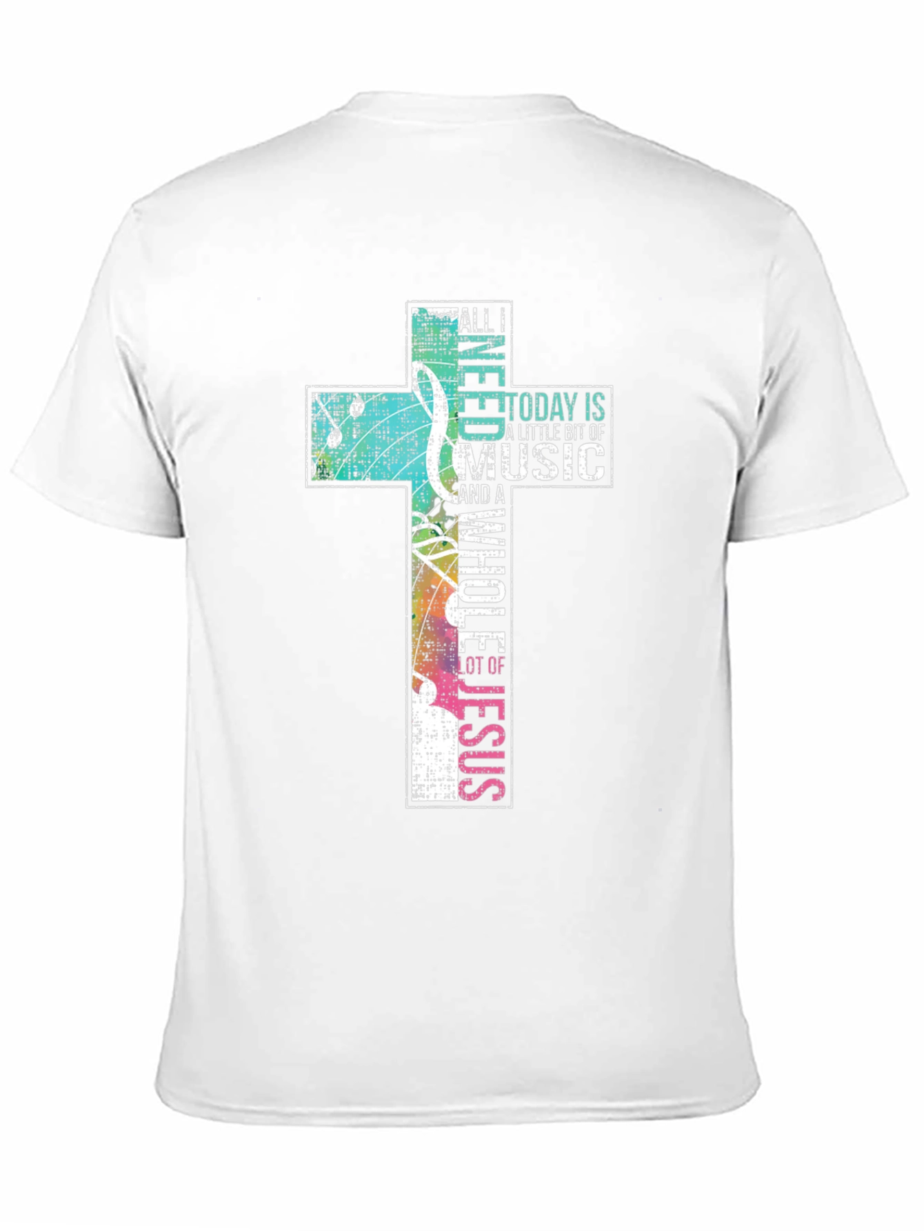 Music & Jesus Graphic Tee - Christian Apparel