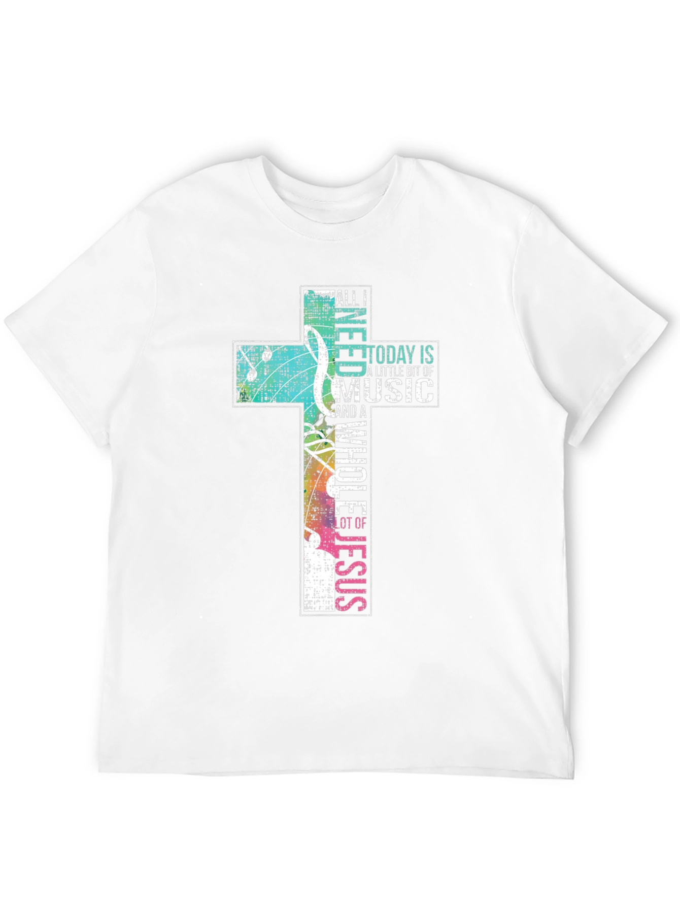 Music & Jesus Graphic Tee - Christian Apparel