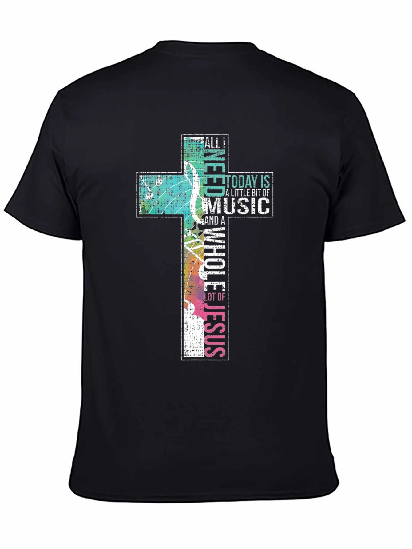 Music & Jesus Graphic Tee - Christian Apparel
