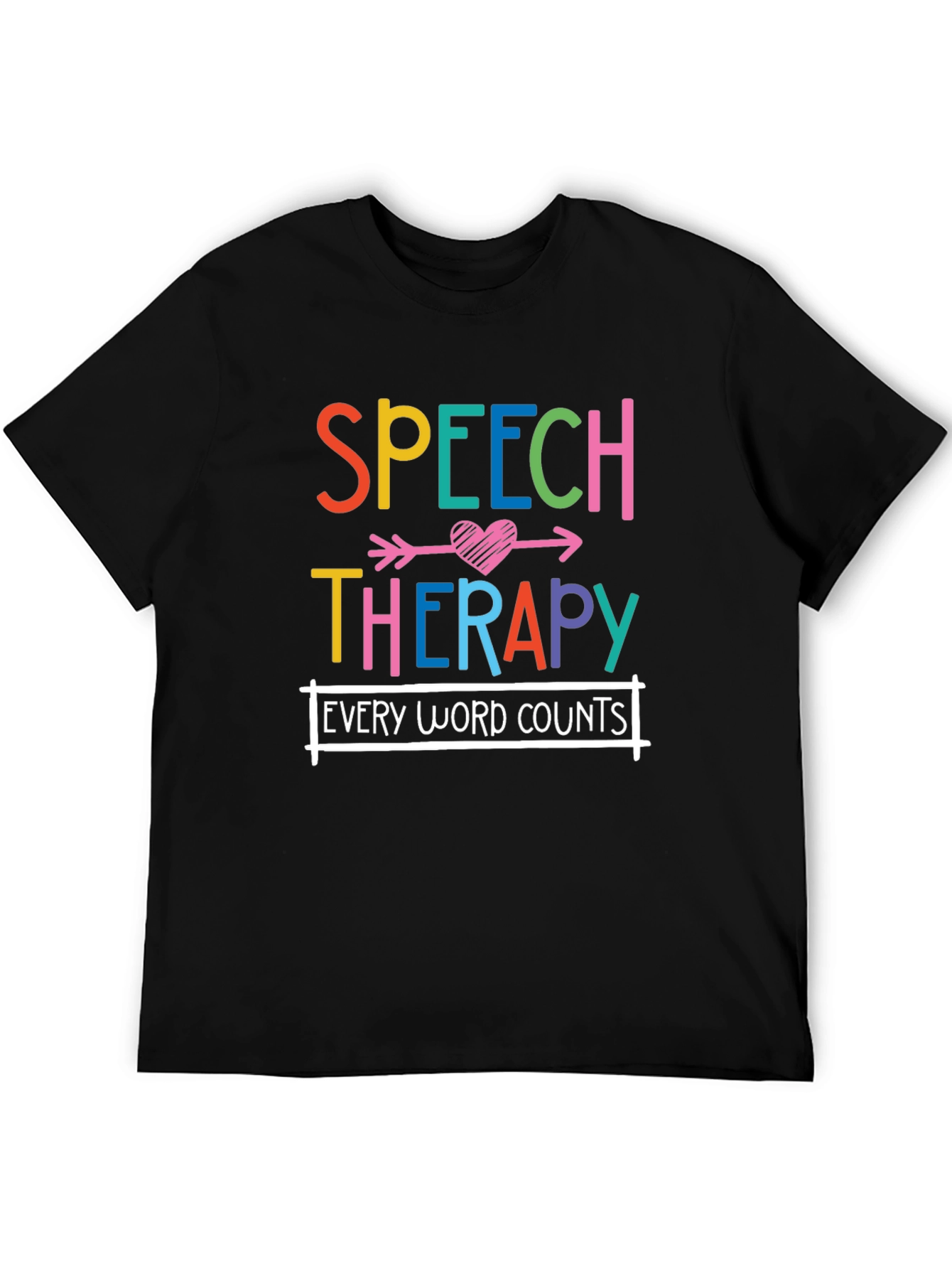 Speech Therapy T-Shirt - Every Word Counts Tee
