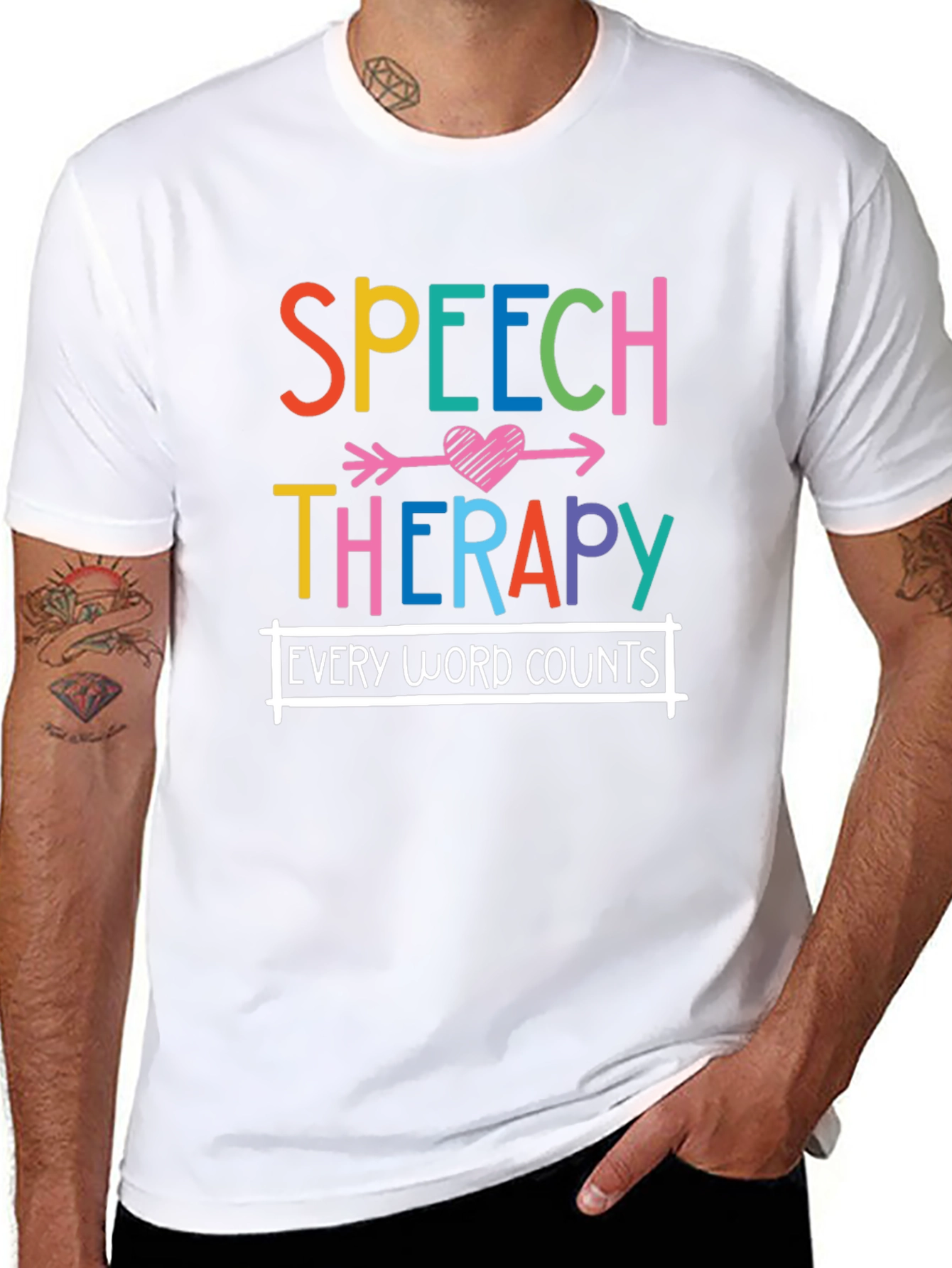 Speech Therapy T-Shirt - Every Word Counts Tee
