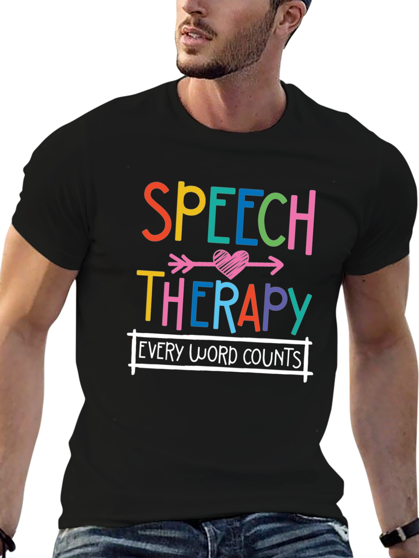 Speech Therapy T-Shirt - Every Word Counts Tee