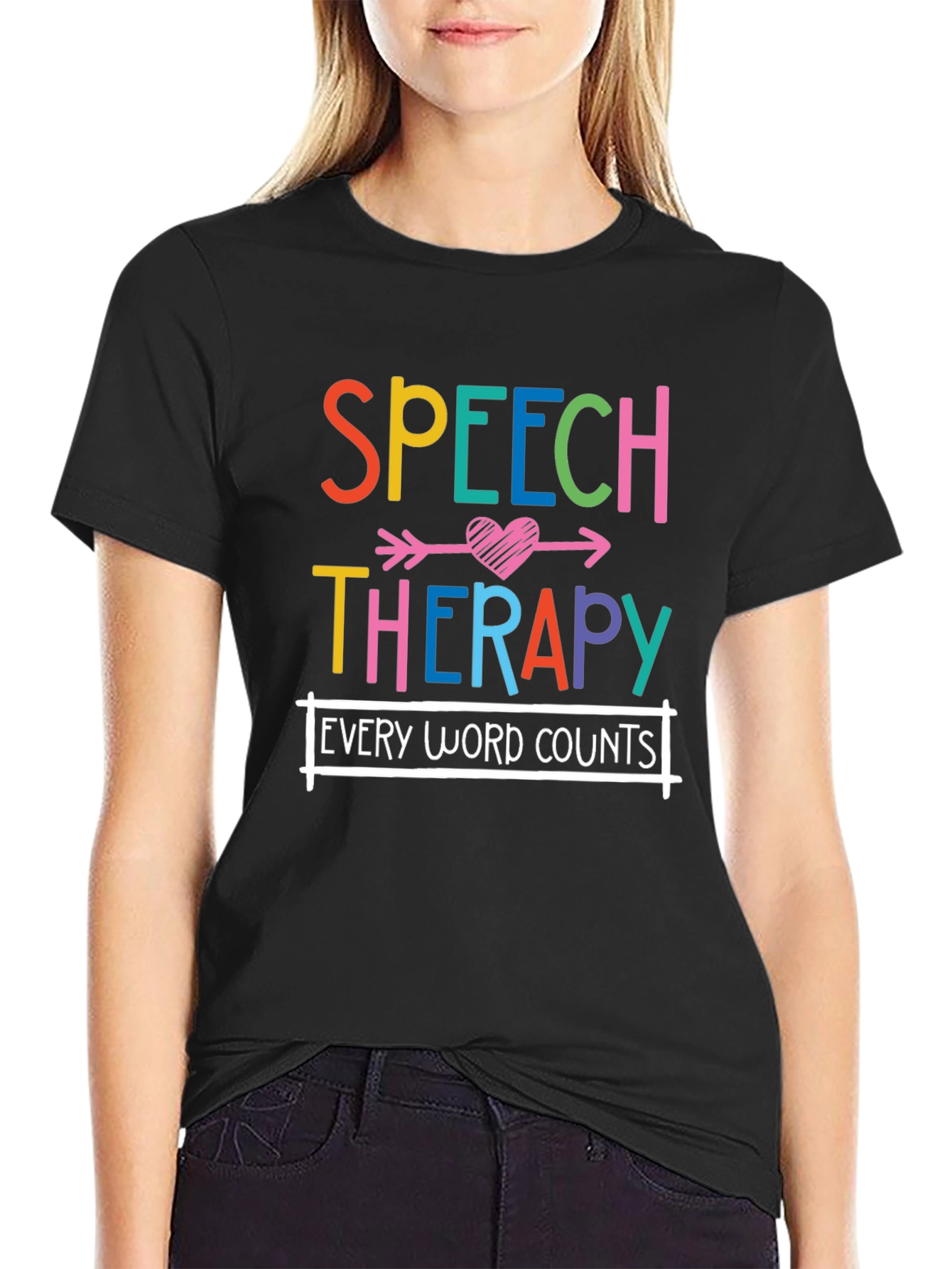 Speech Therapy T-Shirt - Every Word Counts Tee