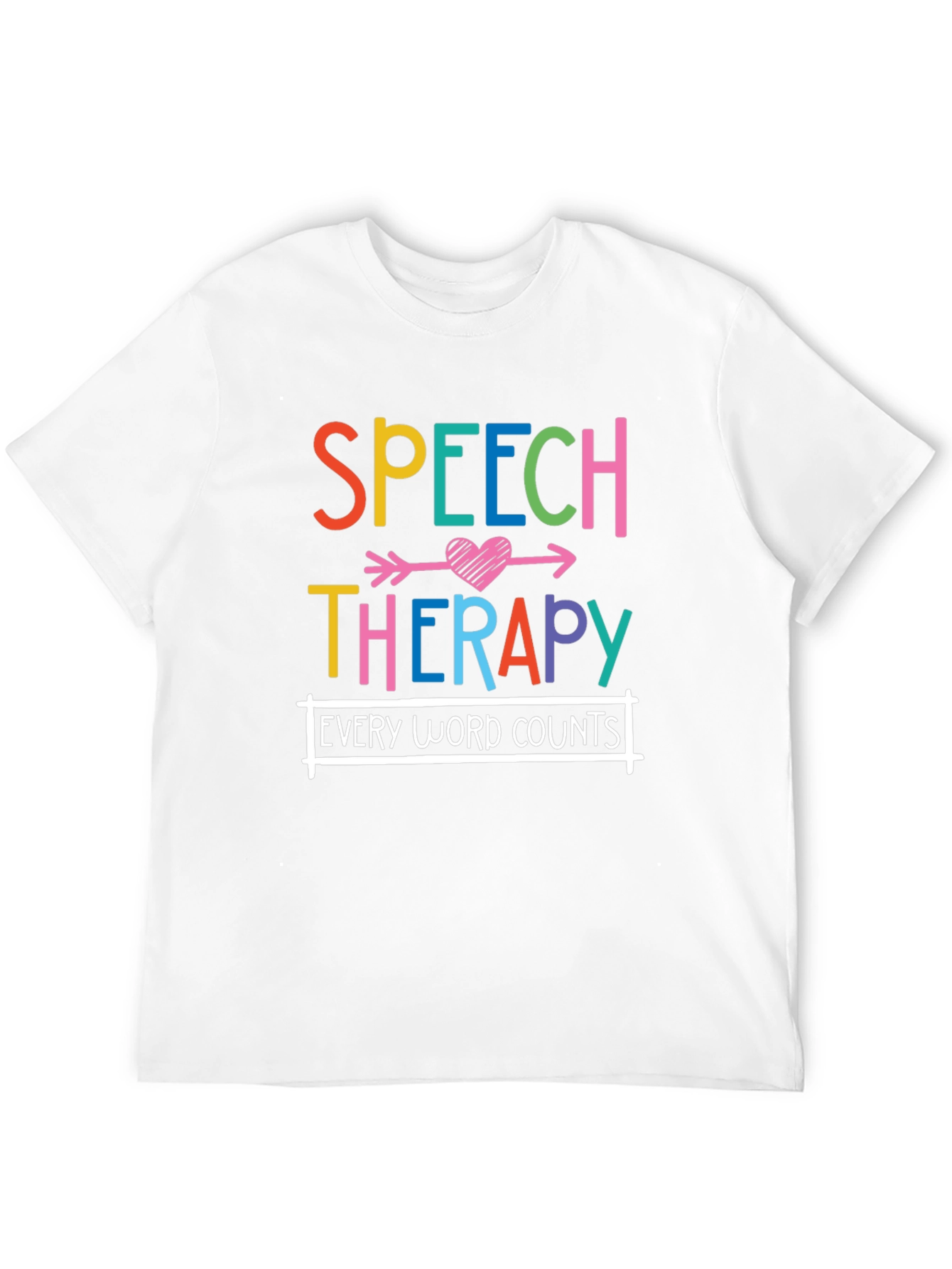 Speech Therapy T-Shirt - Every Word Counts Tee