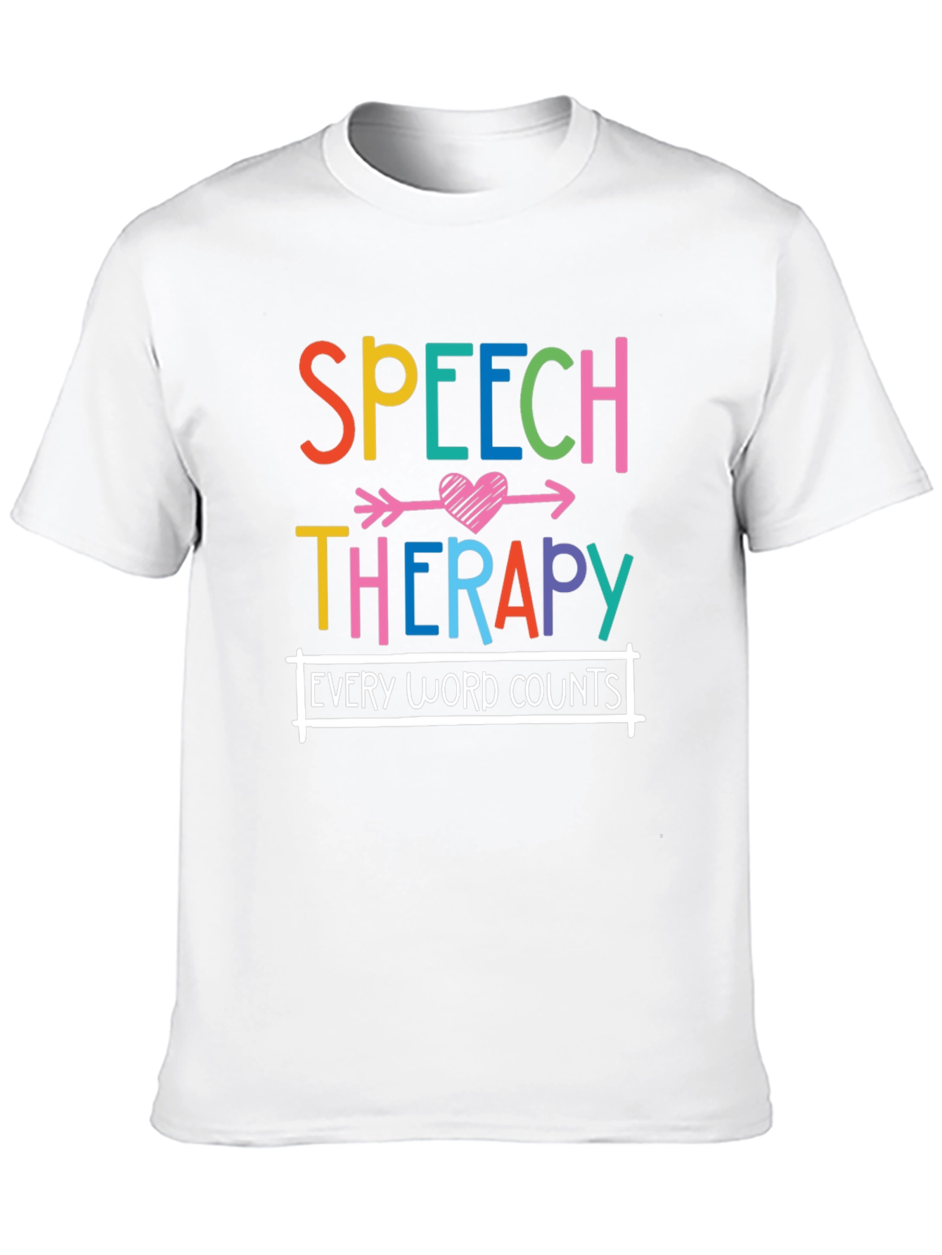 Speech Therapy T-Shirt - Every Word Counts Tee
