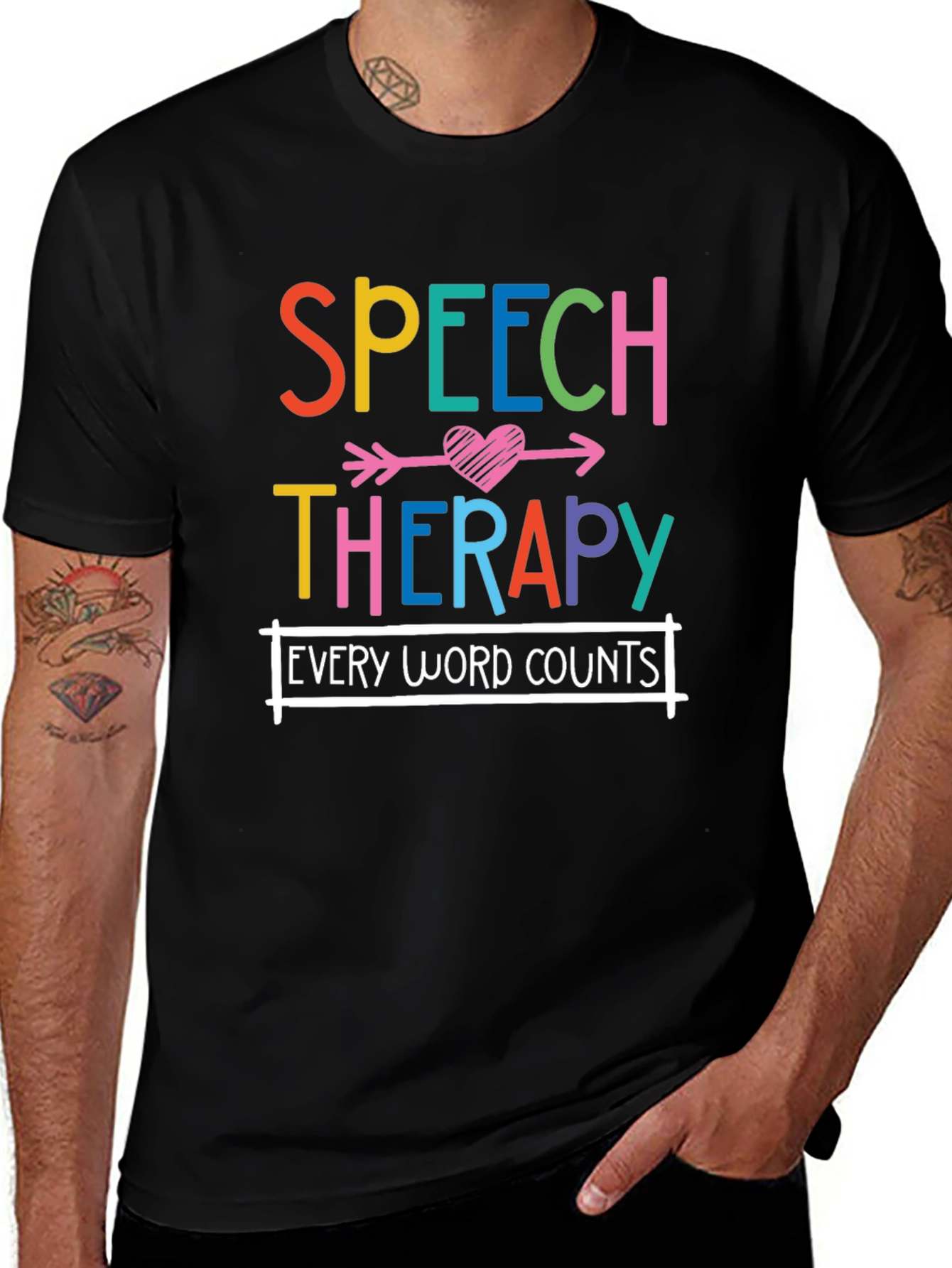 Speech Therapy T-Shirt - Every Word Counts Tee