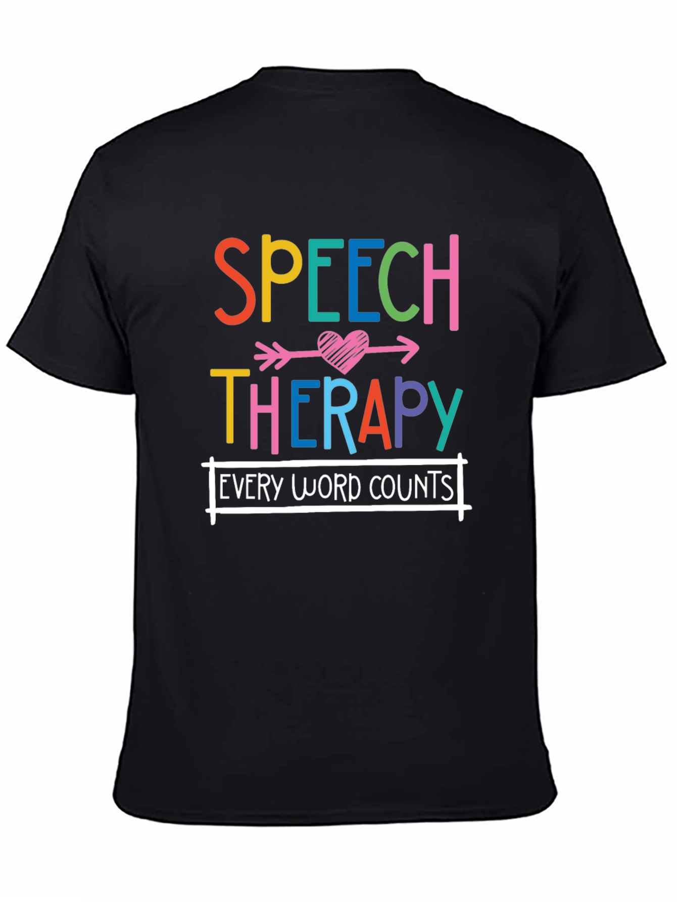 Speech Therapy T-Shirt - Every Word Counts Tee
