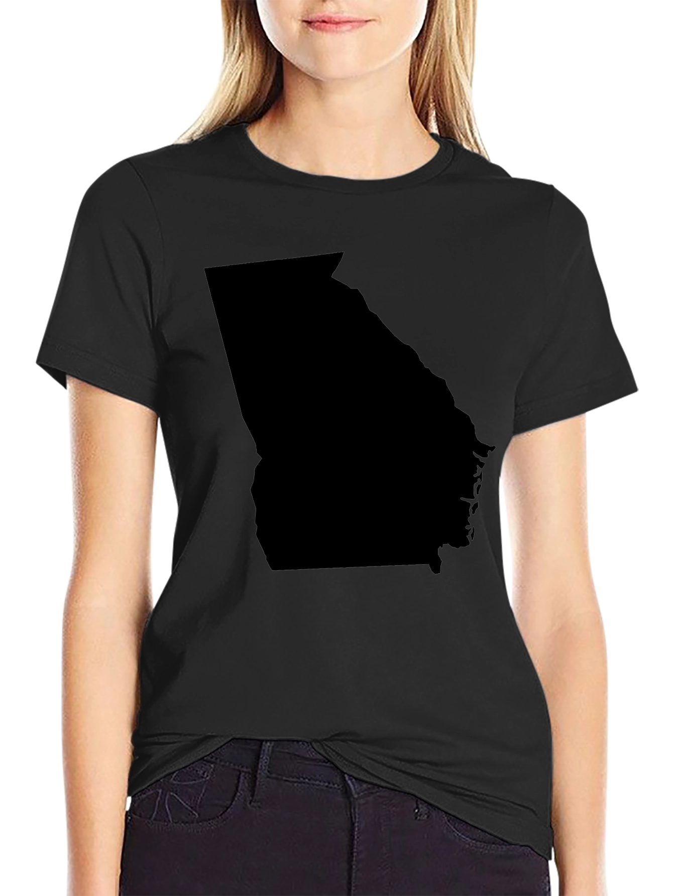 Georgia State Outline Graphic T-Shirt - Unisex