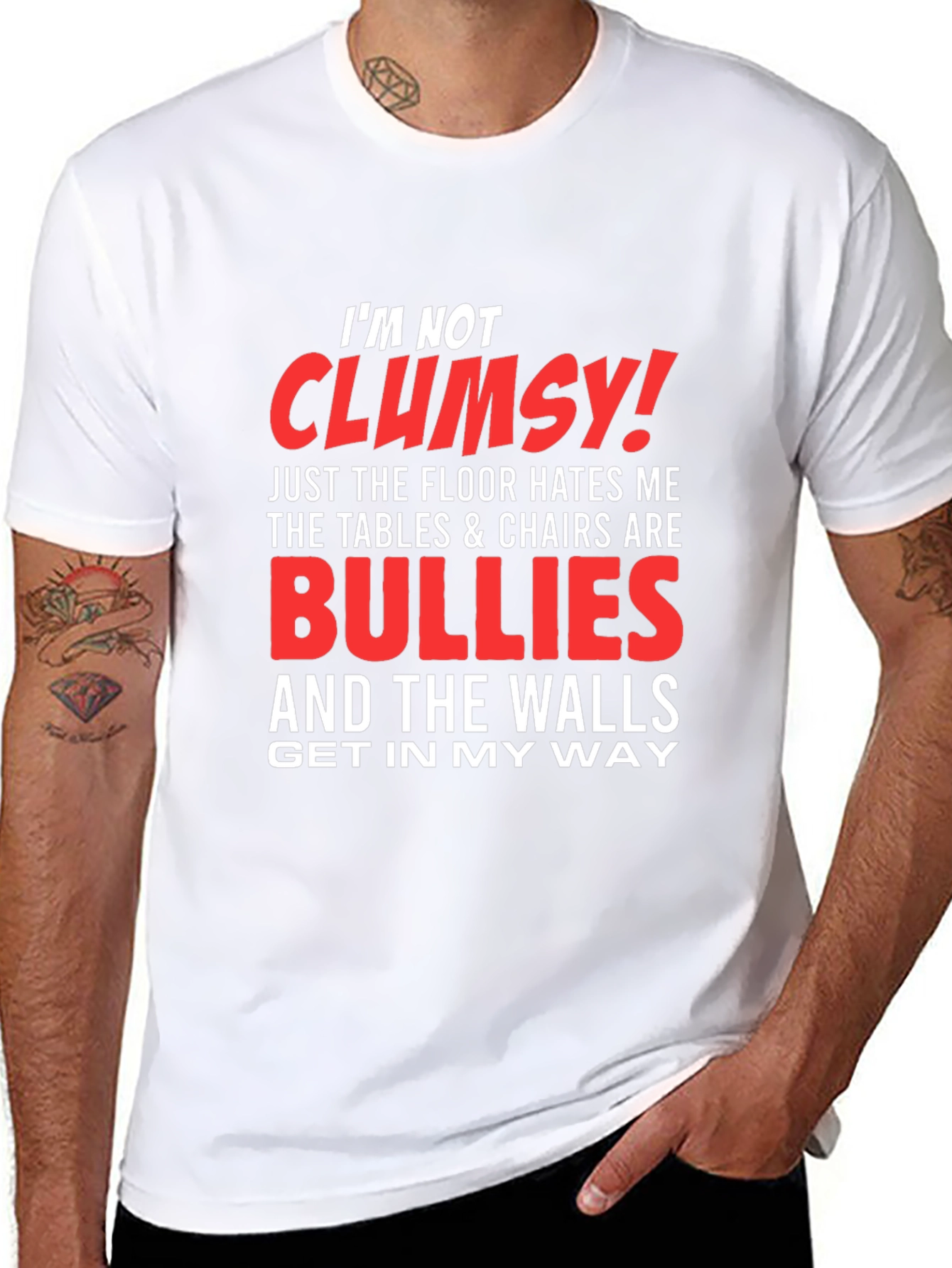 Funny Im Not Clumsy Graphic Tee