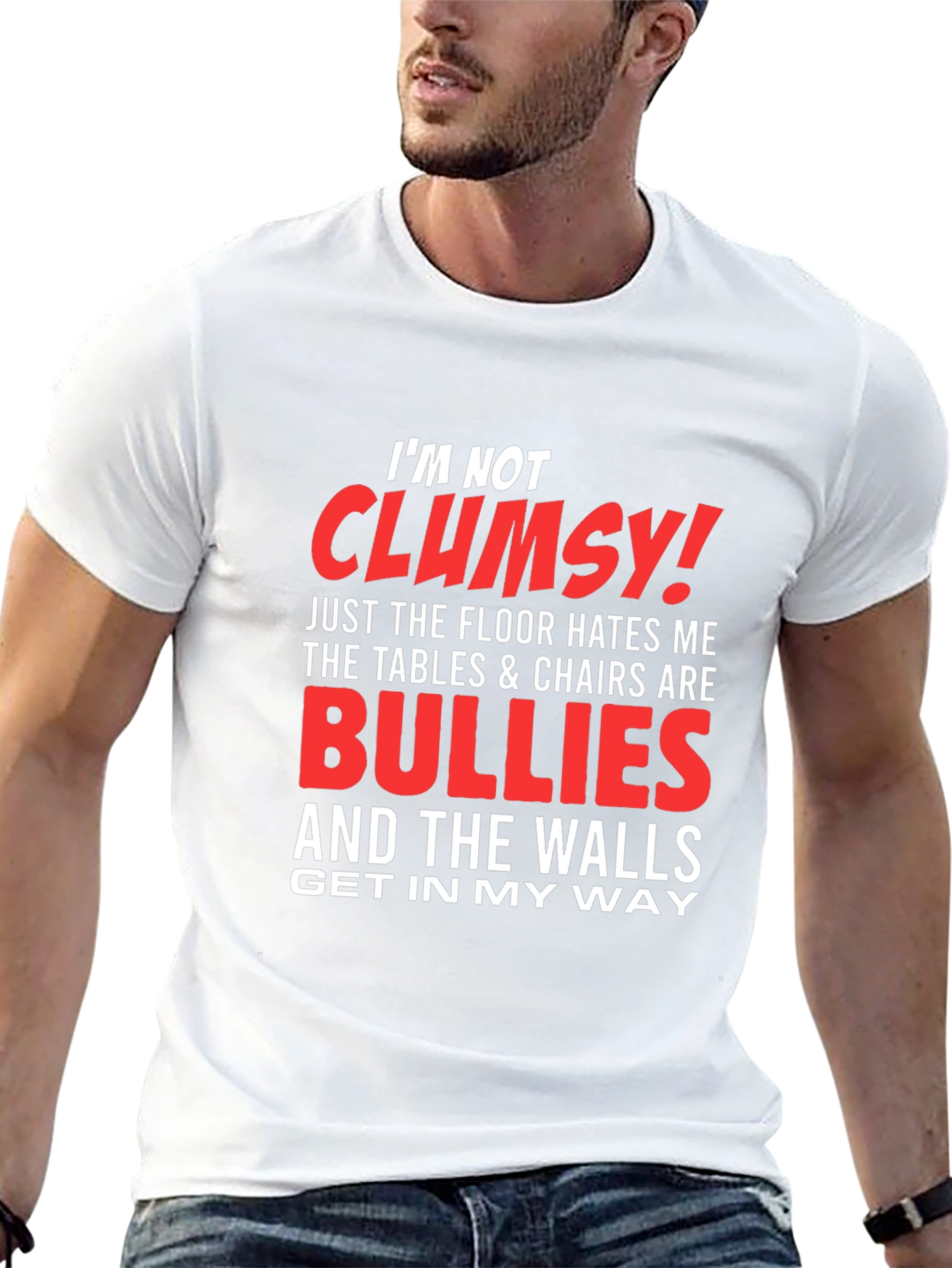 Funny Im Not Clumsy Graphic Tee