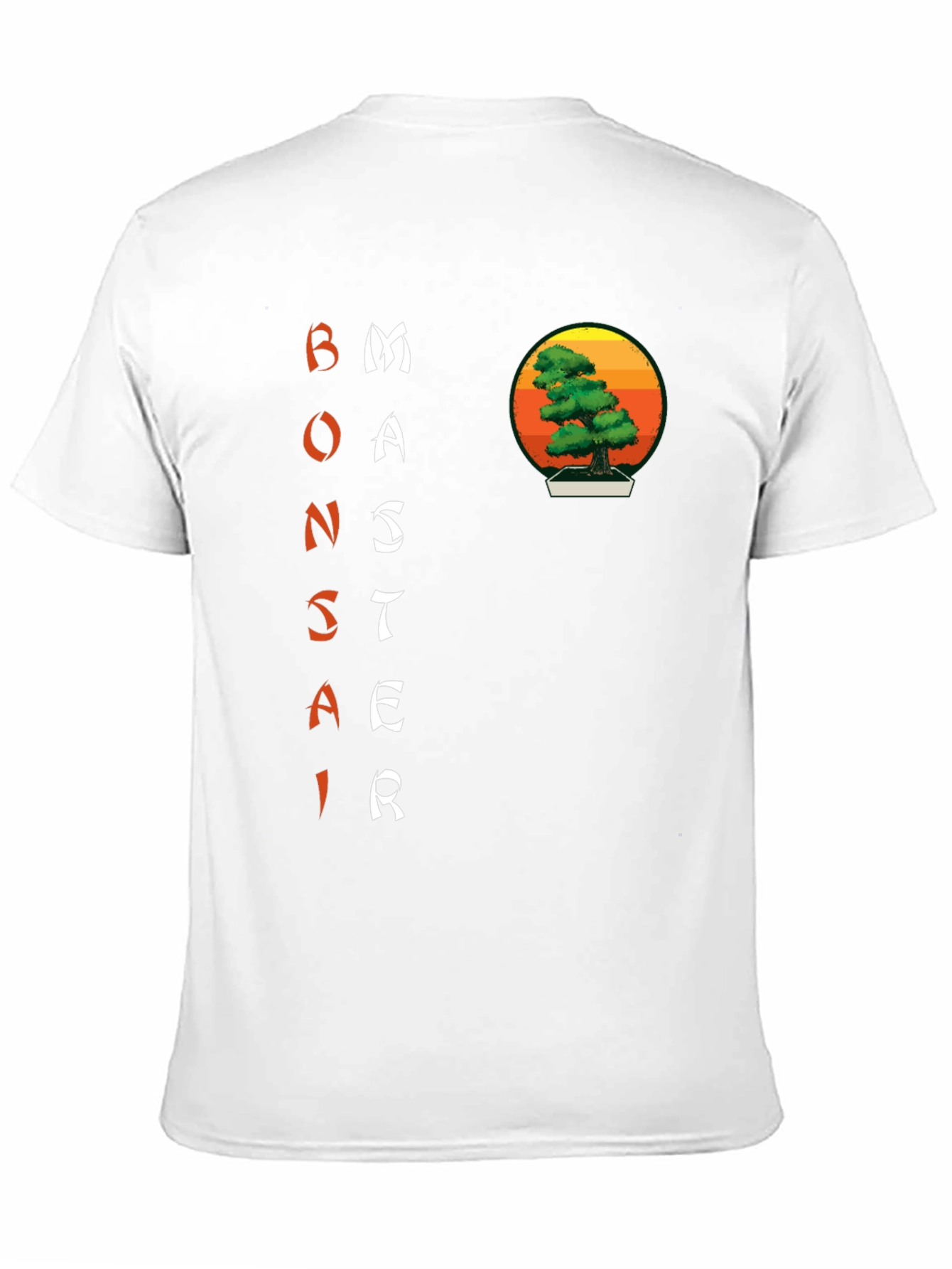 Bonsai Master Graphic Tee - Artistic Zen Style