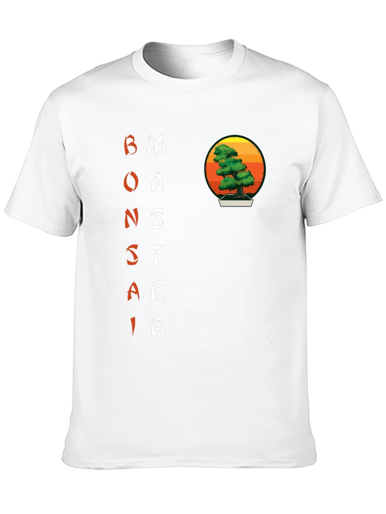Bonsai Master Graphic Tee - Artistic Zen Style