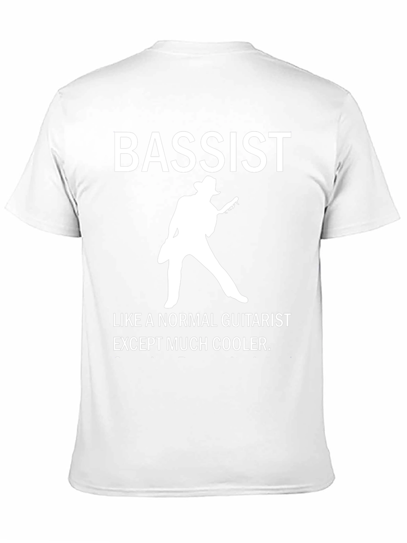 Cool Bassist Graphic T-Shirt - Musician Humor Tee