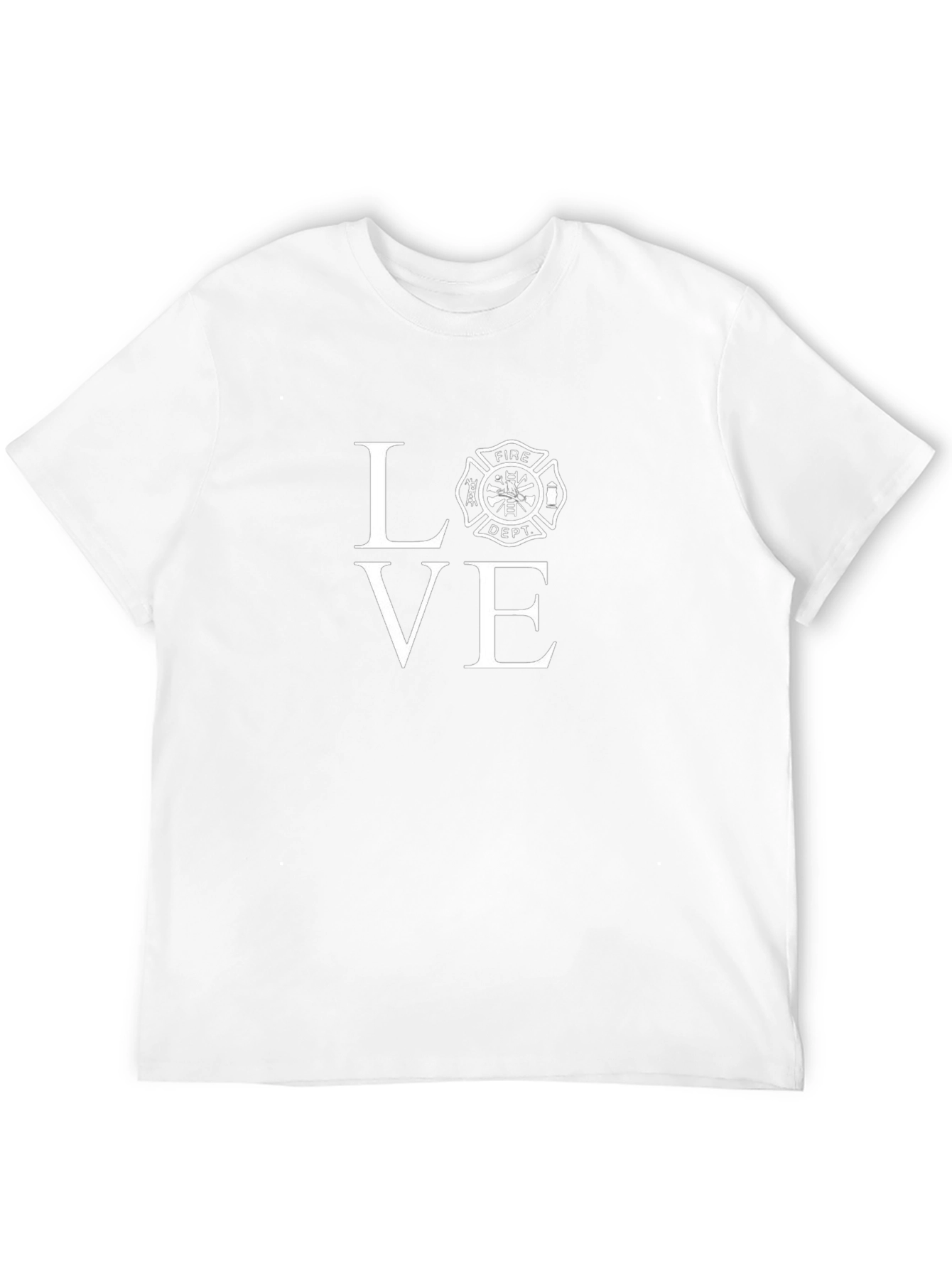Firefighter Love T-Shirt - Black