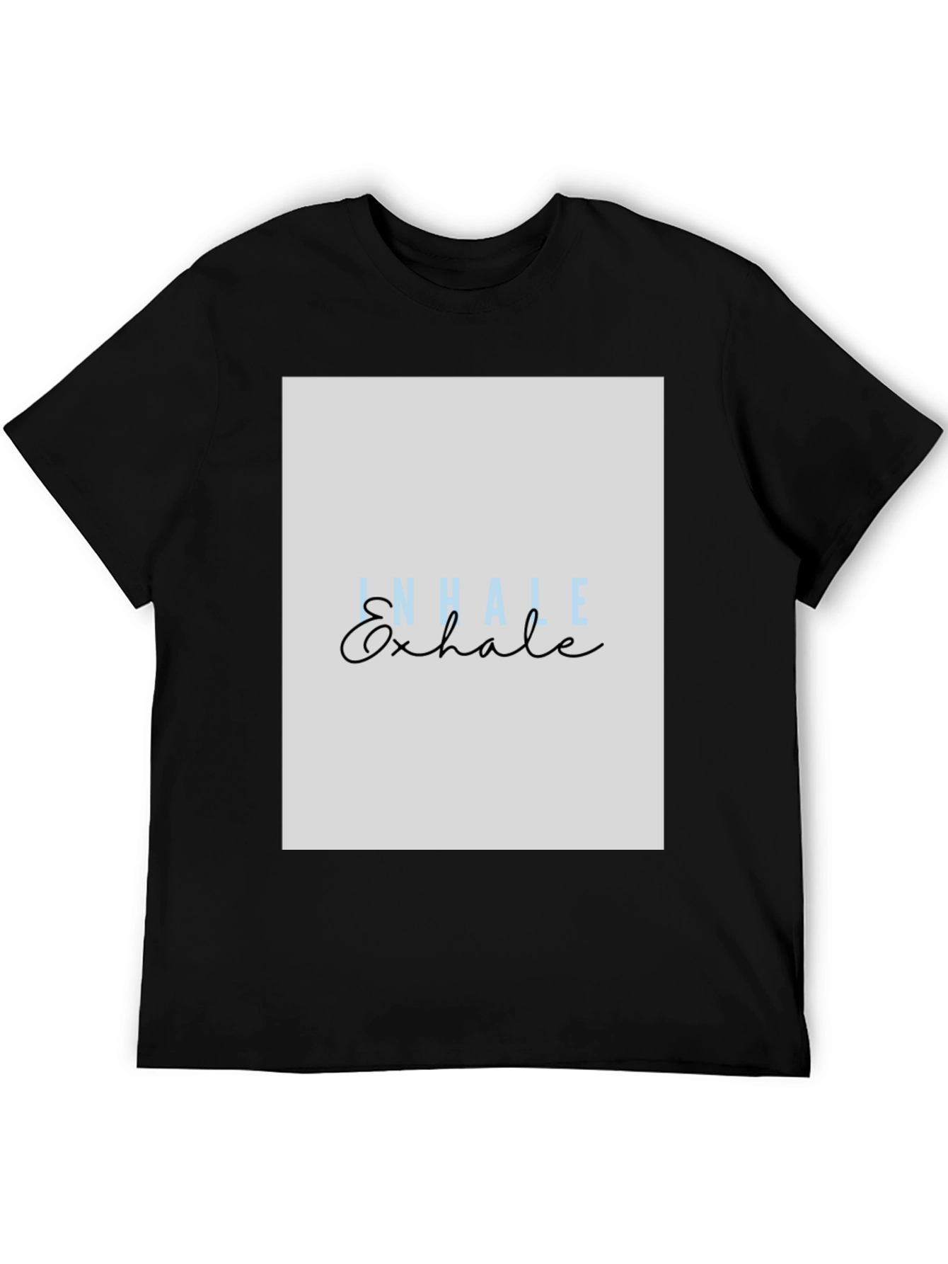 Inhale Exhale Graphic Tee - Relaxation Shirt