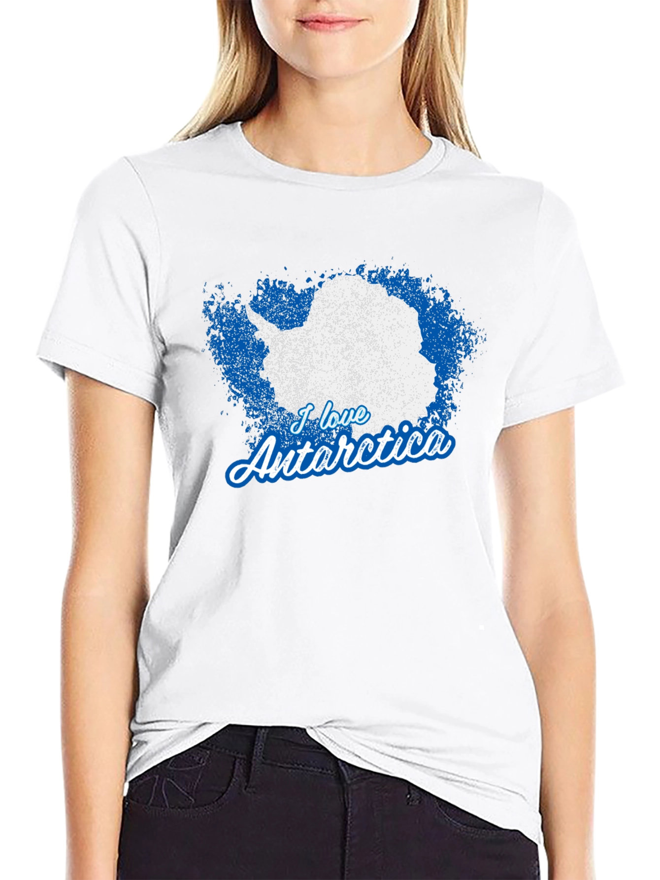 I Love Antarctica Graphic T-Shirt