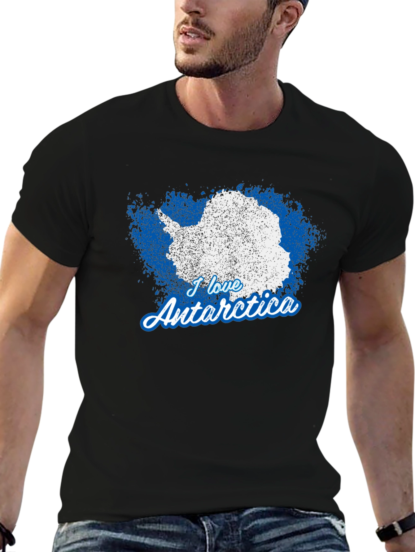 I Love Antarctica Graphic T-Shirt