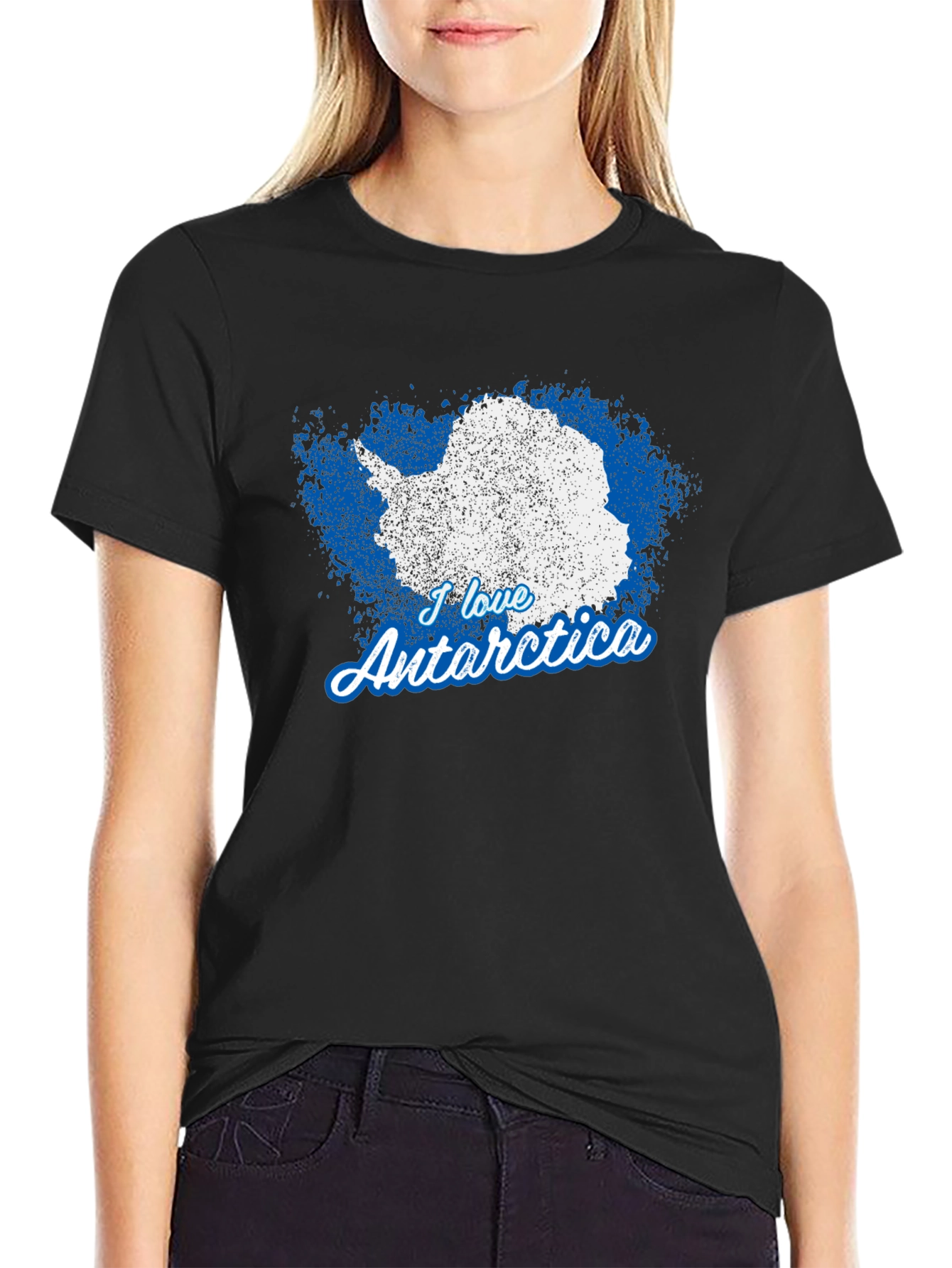 I Love Antarctica Graphic T-Shirt