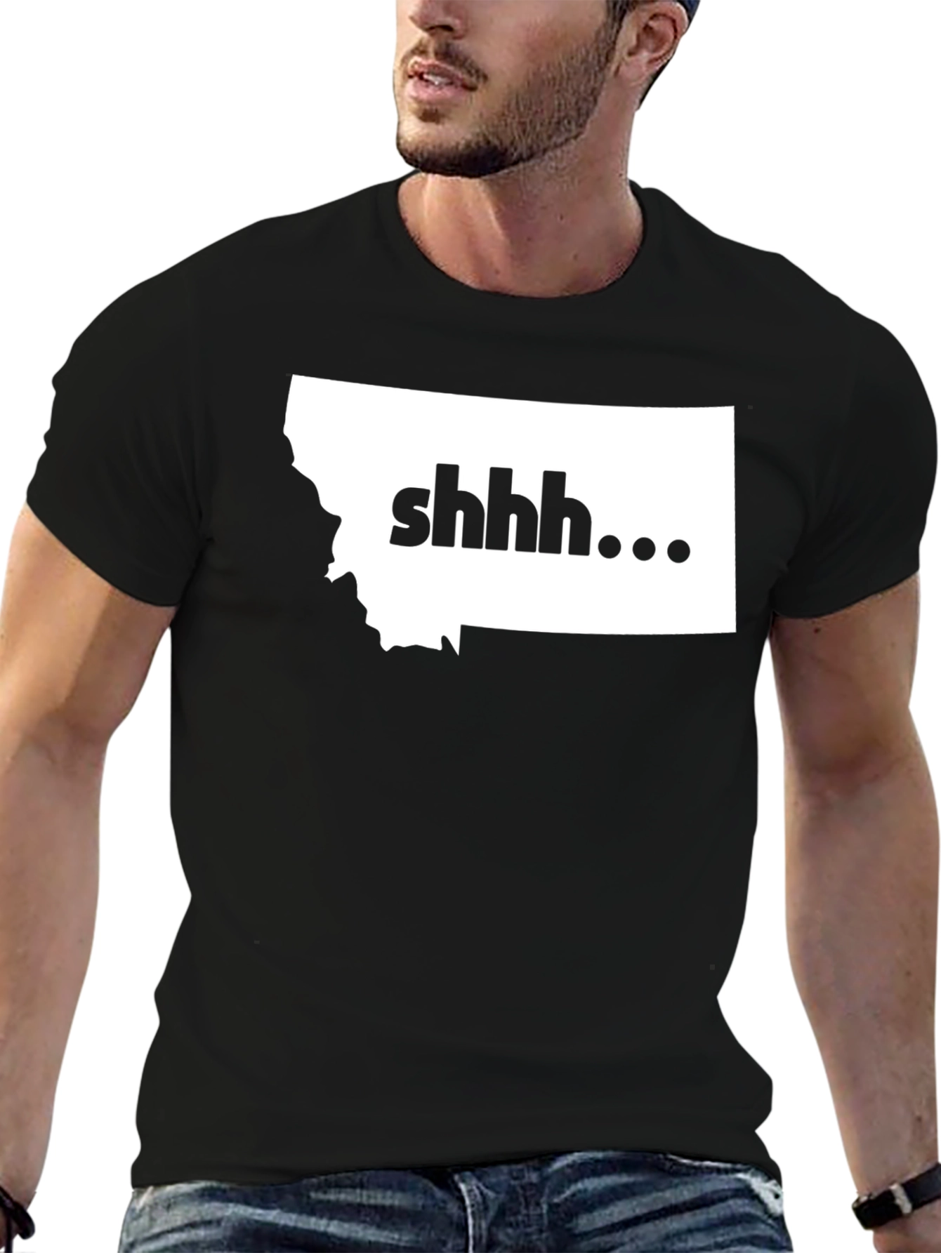 Shhh Montana T-Shirt - Graphic Tee