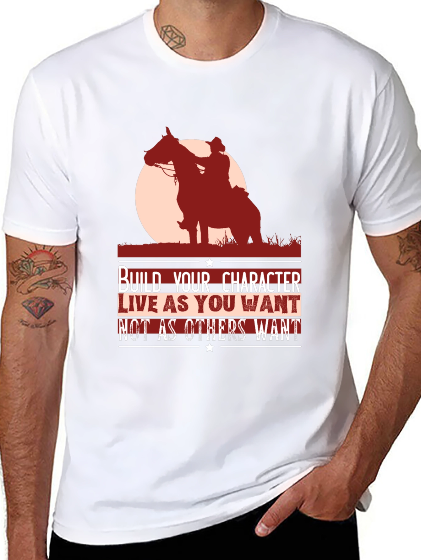 Motivational Cowboy Graphic Tee