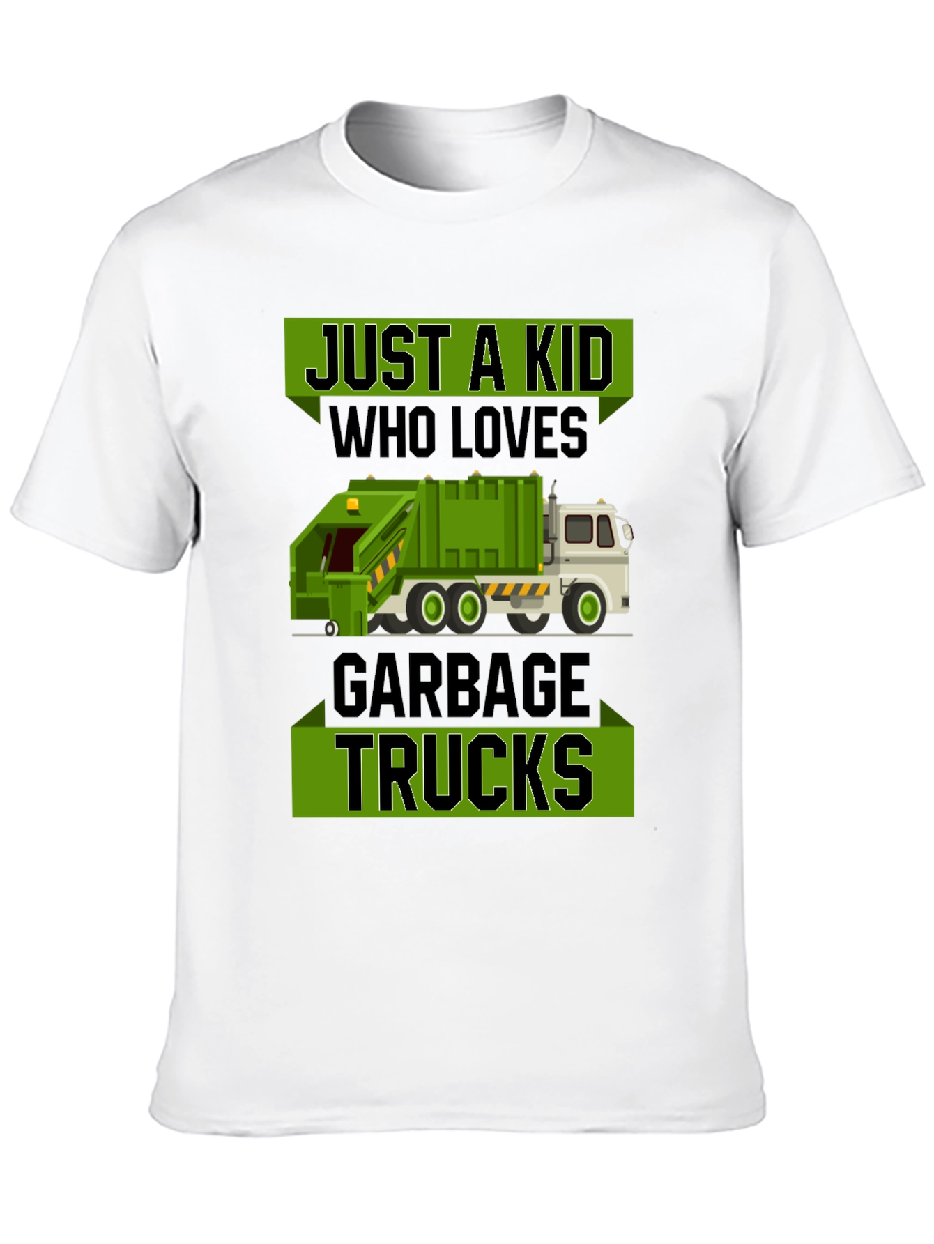 Just a Kid Who Loves Garbage Trucks T-Shirt