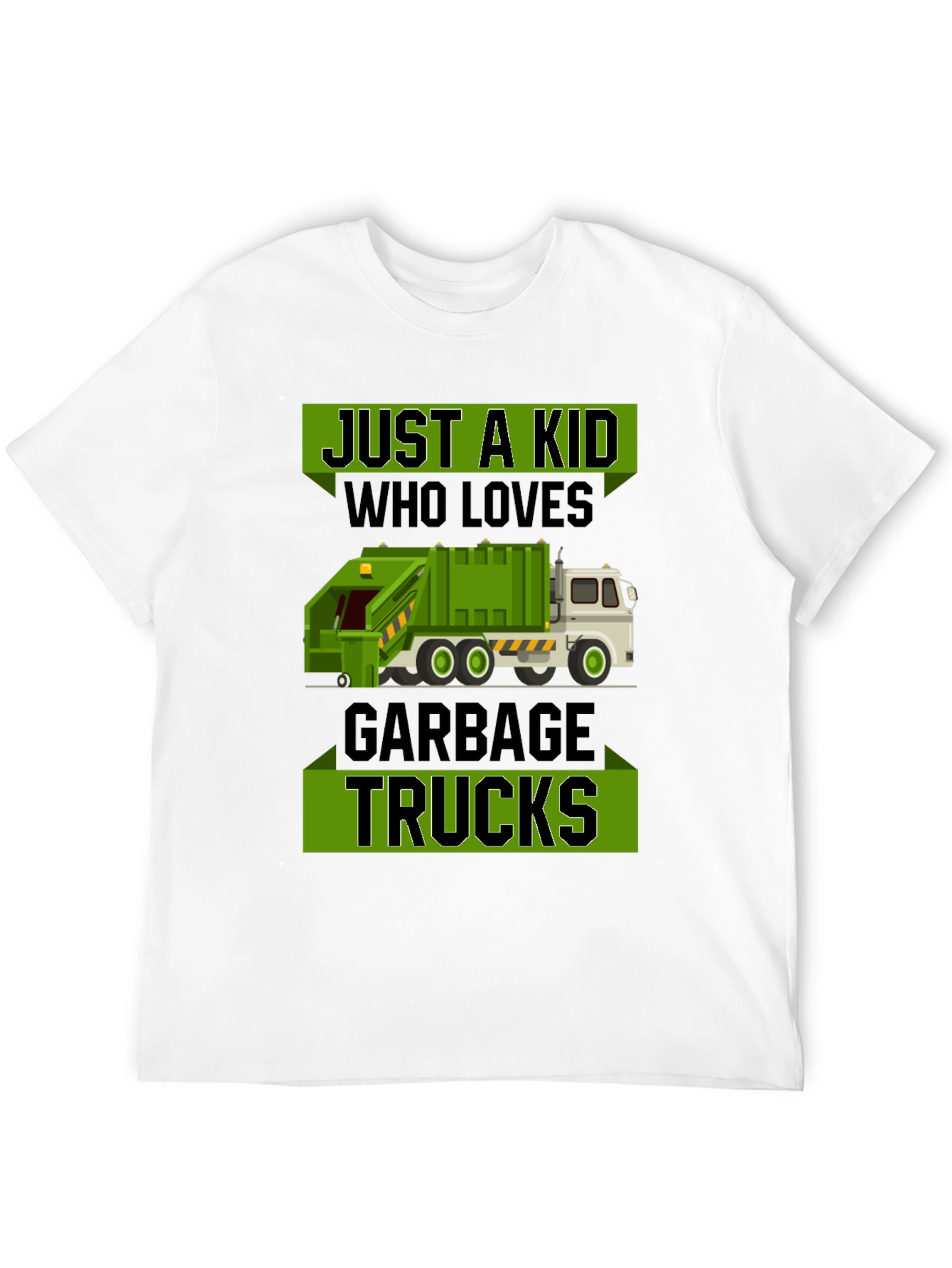 Just a Kid Who Loves Garbage Trucks T-Shirt
