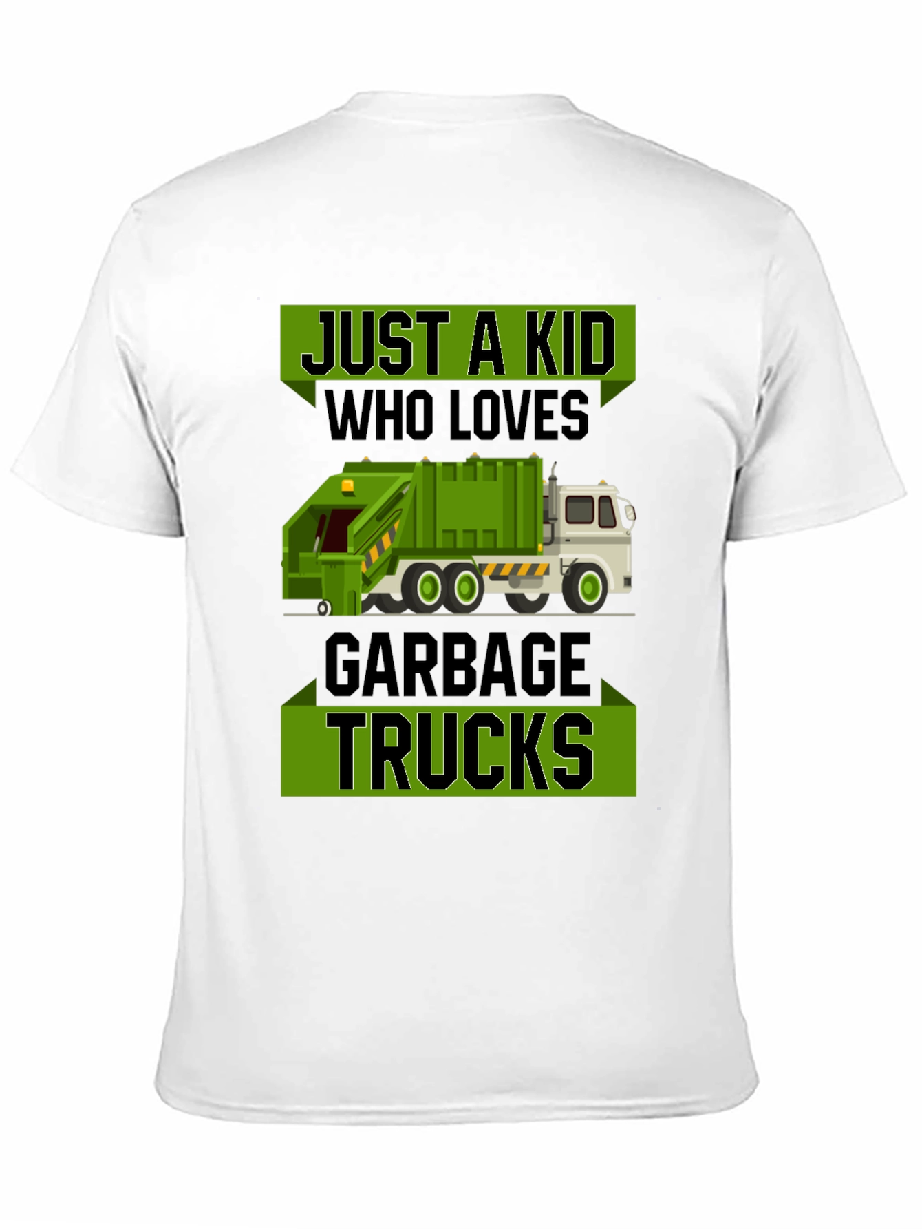Just a Kid Who Loves Garbage Trucks T-Shirt