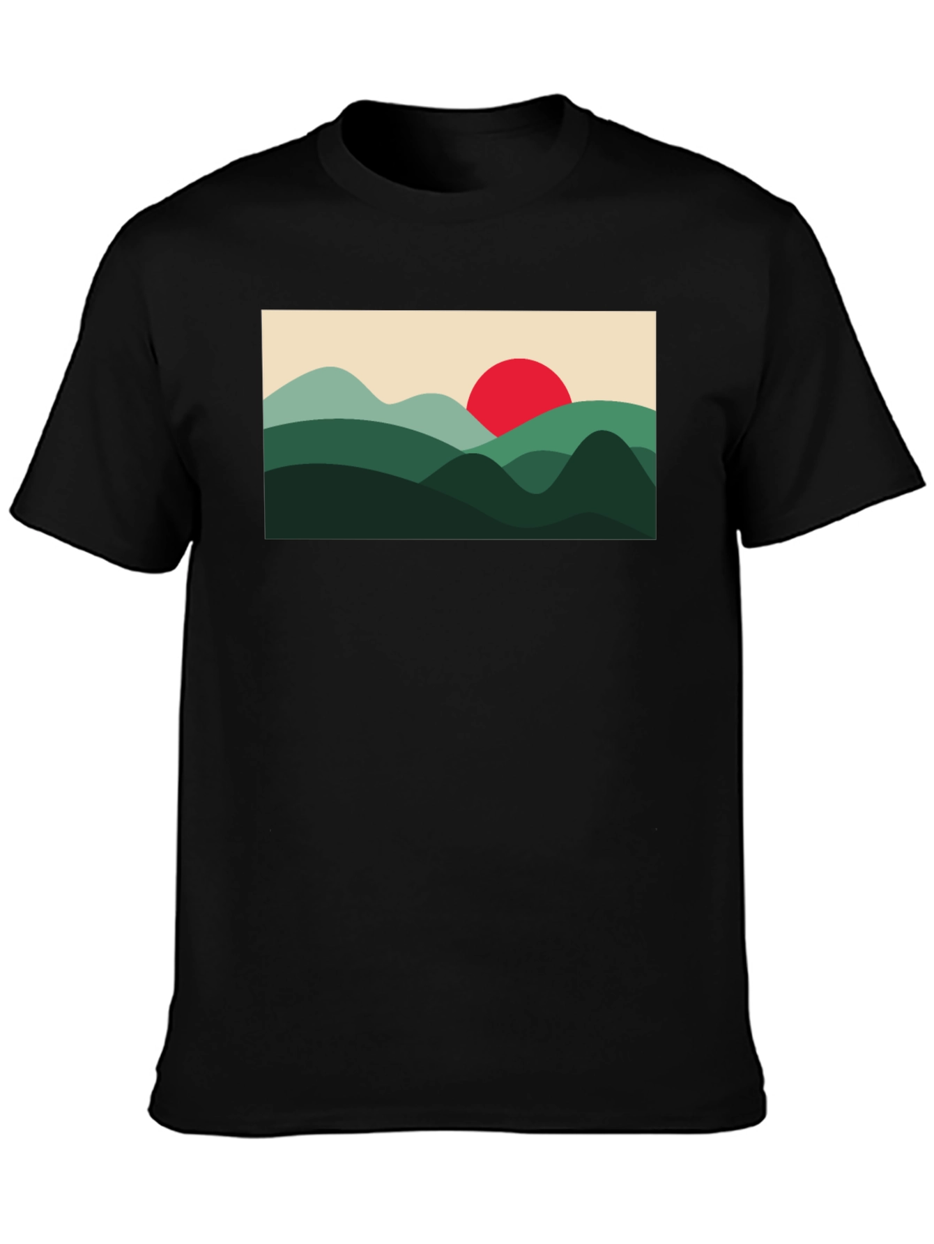 Mountains and Sun Graphic Tee