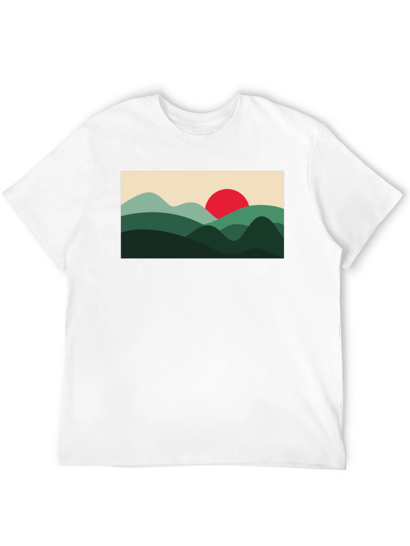 Mountains and Sun Graphic Tee