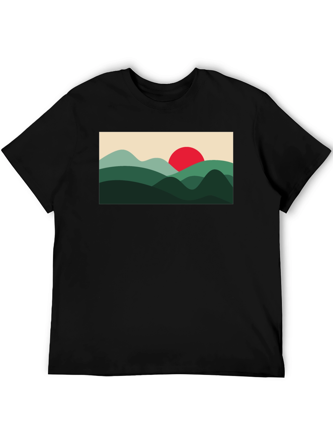 Mountains and Sun Graphic Tee