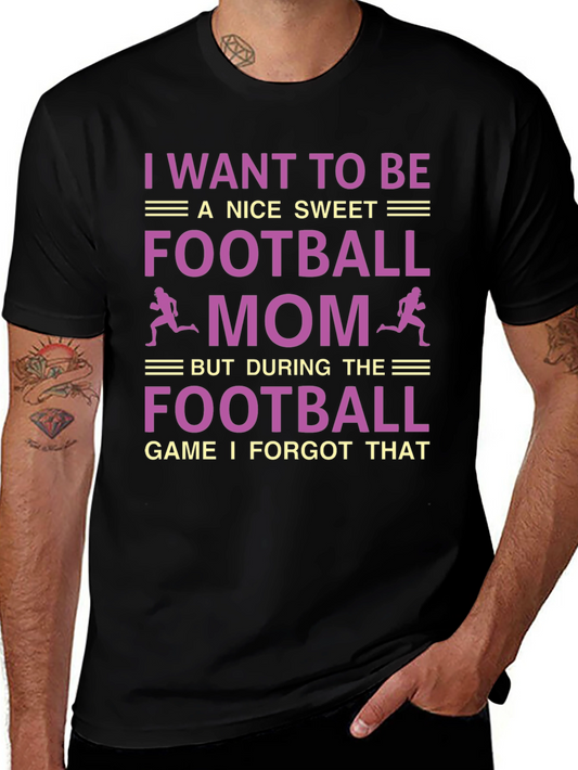 Football Mom T-Shirt - Funny Game Day Apparel