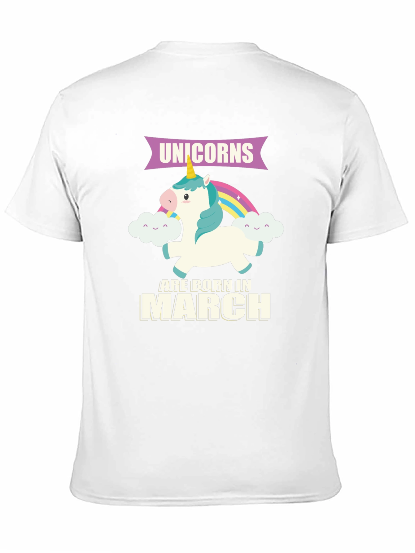 Unicorns Born In March T-Shirt